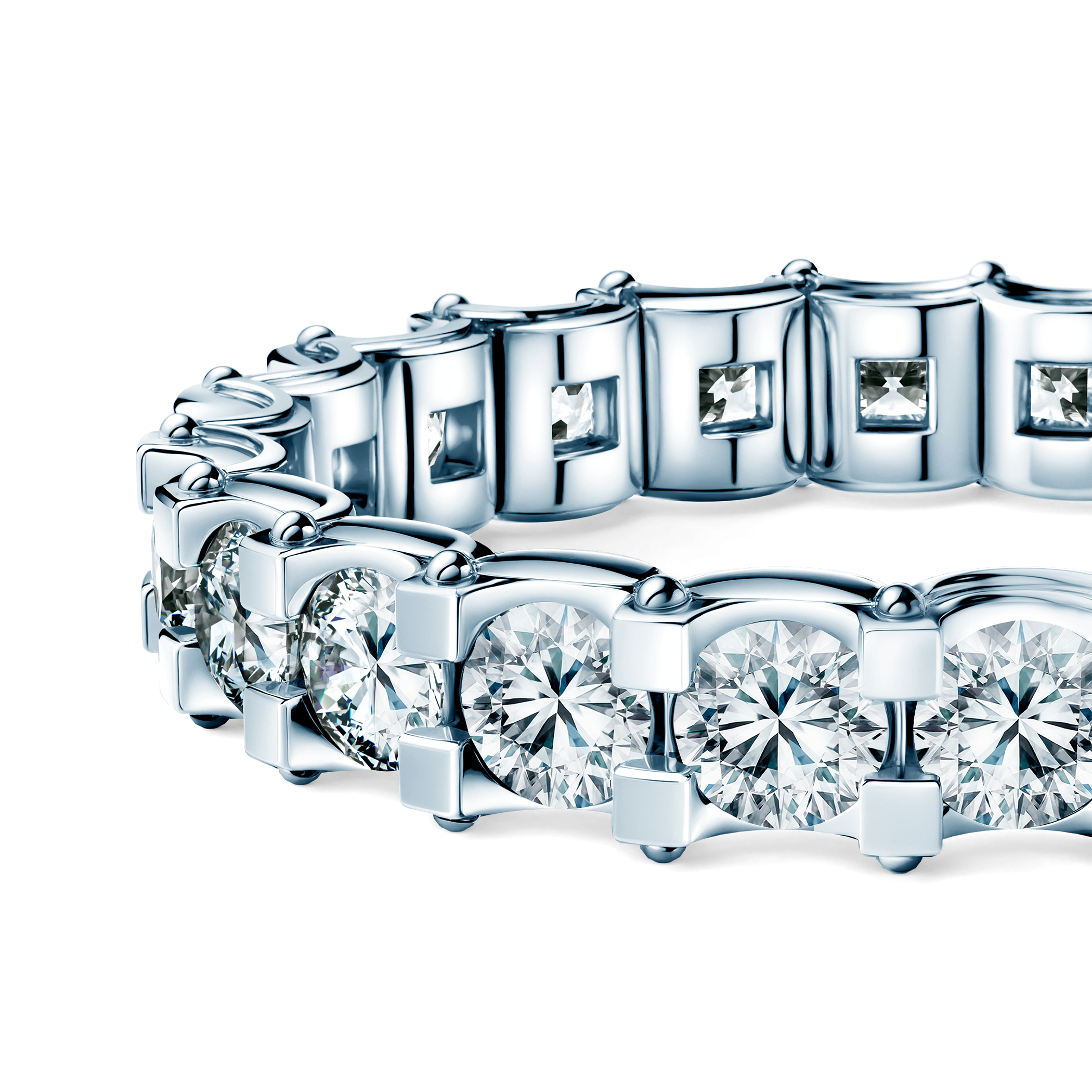 Verlobungsring Savicki: Weißgold, Labordiamanten