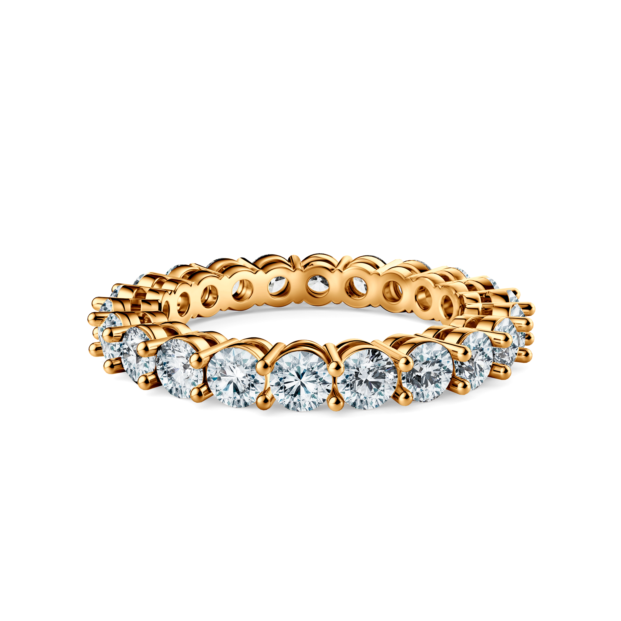 Pierścionek Savicki: białe złoto, diamenty laboratoryjne