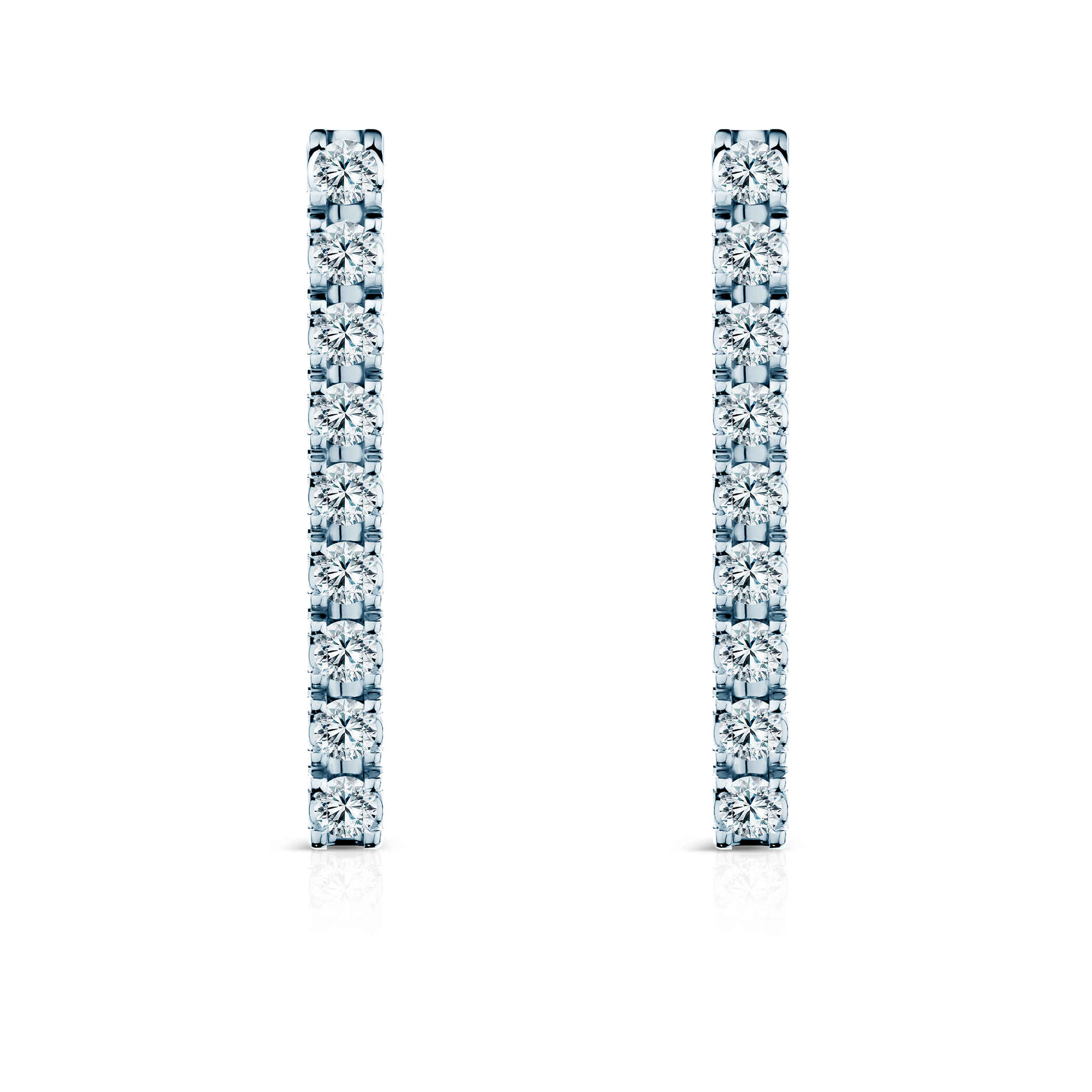 Kolczyki Share Your Love: białe złoto, diamenty laboratoryjne