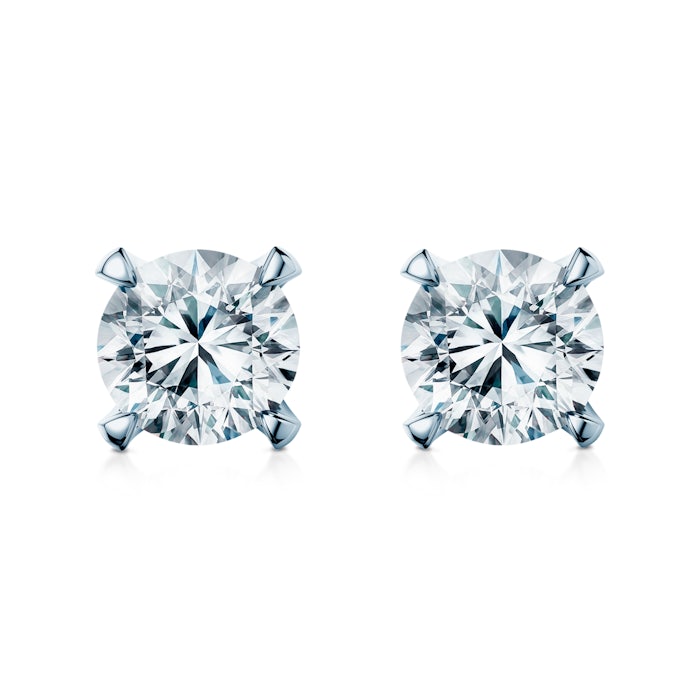 Kolczyki Share Your Love: białe złoto, diamenty laboratoryjne