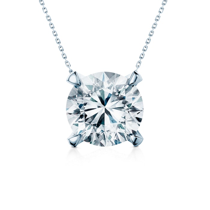 Naszyjnik Share Your Love: białe złoto, diament laboratoryjny