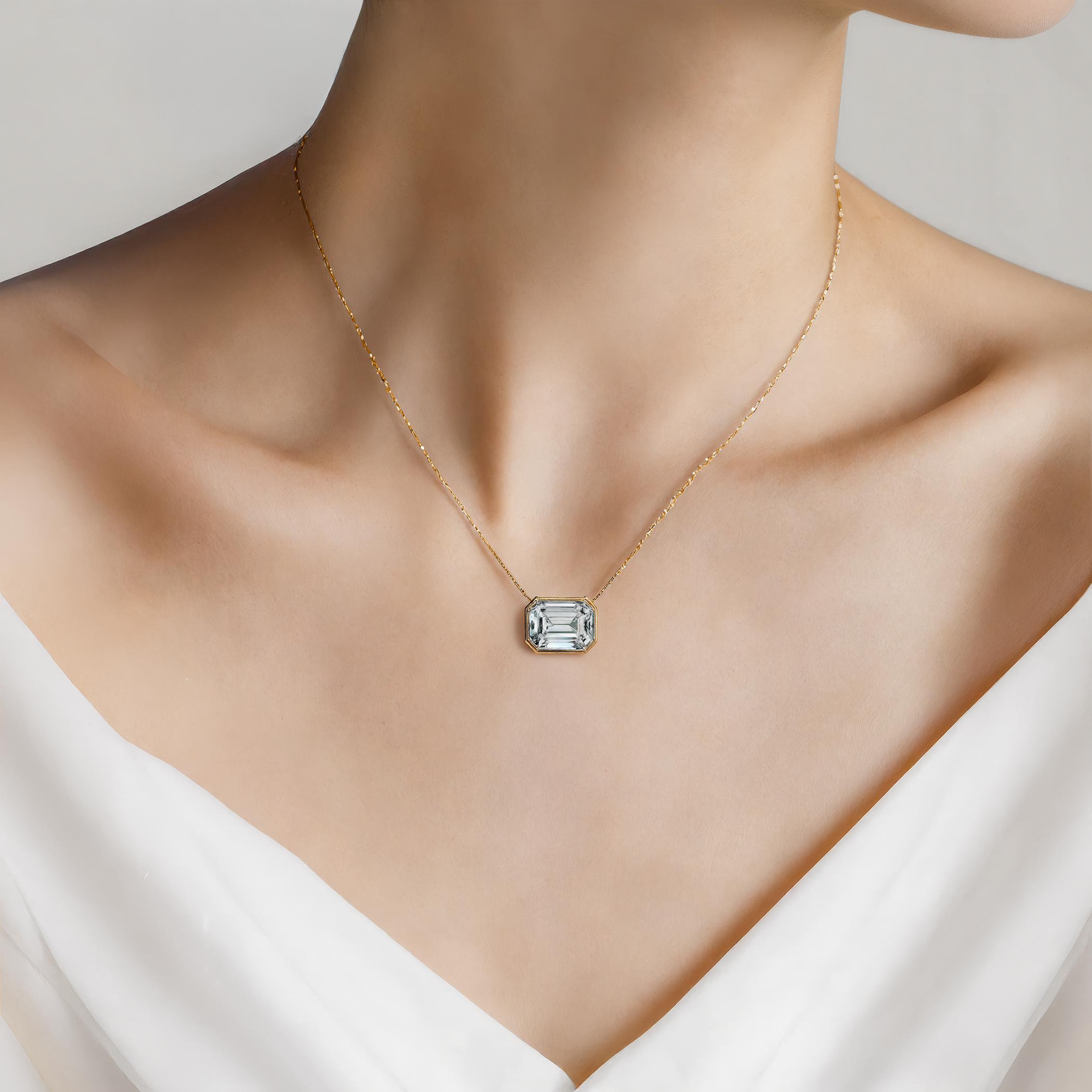 Kette Pure: Gold, Labordiamant