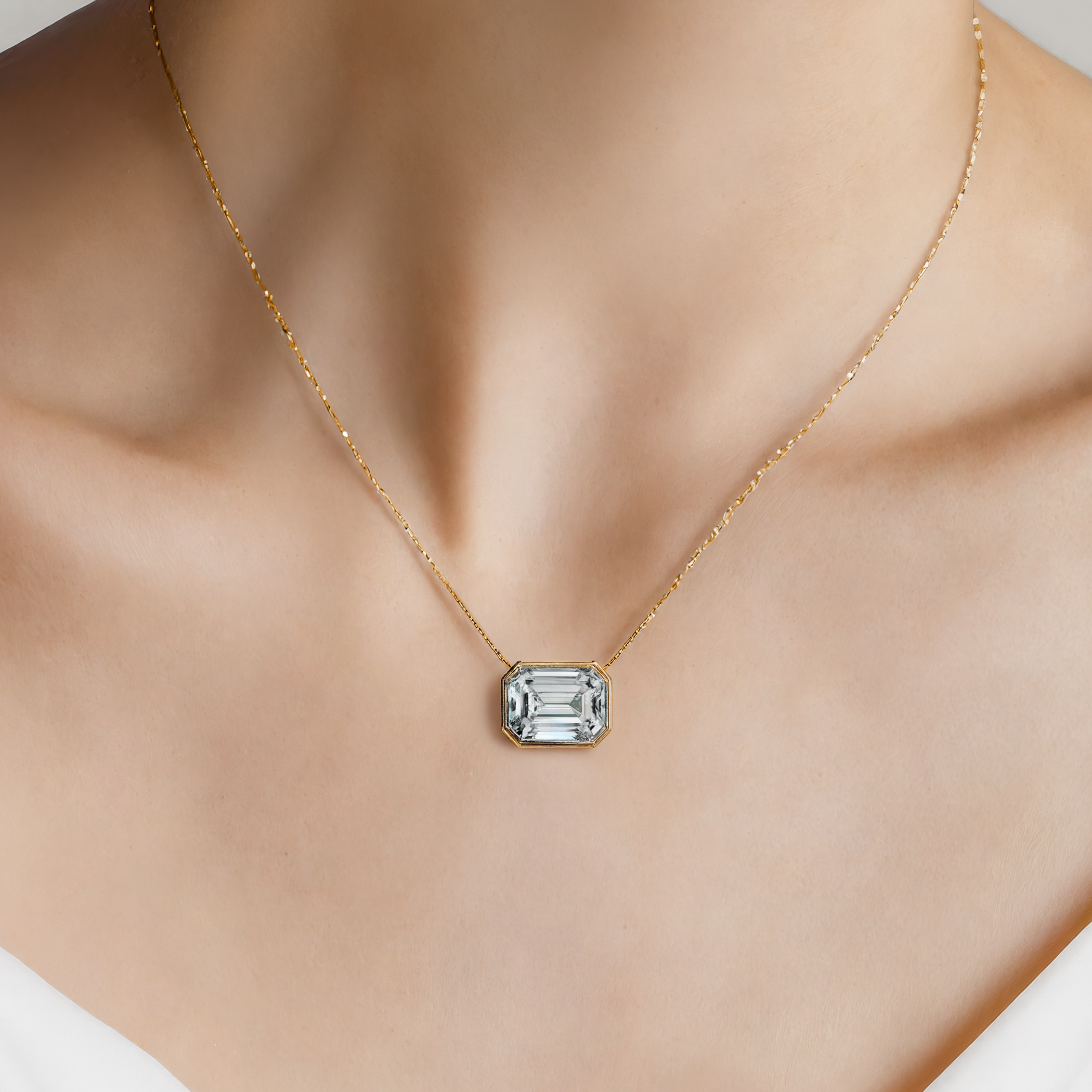 Kette Pure: Gold, Labordiamant