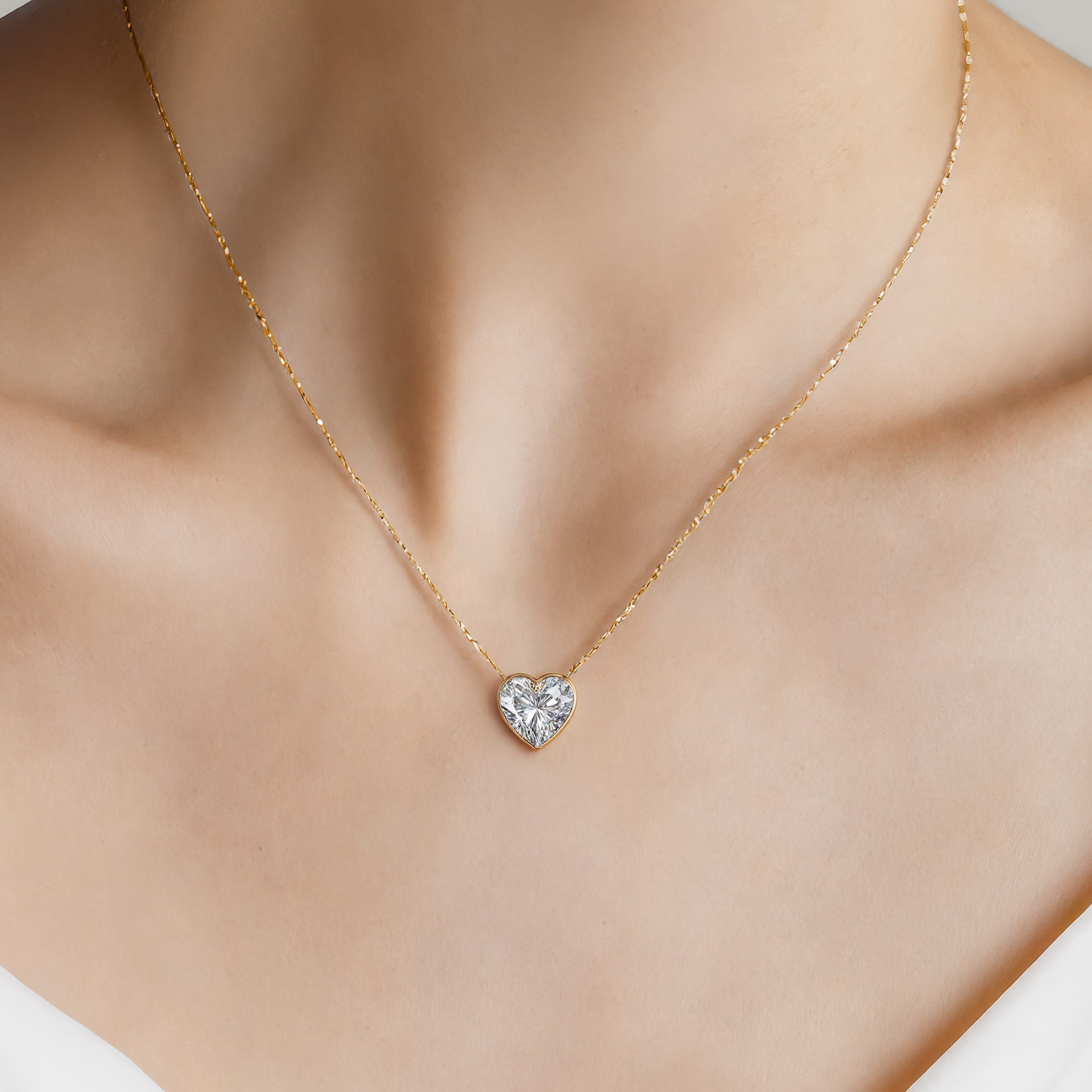 Kette Pure: Gold, Diamant