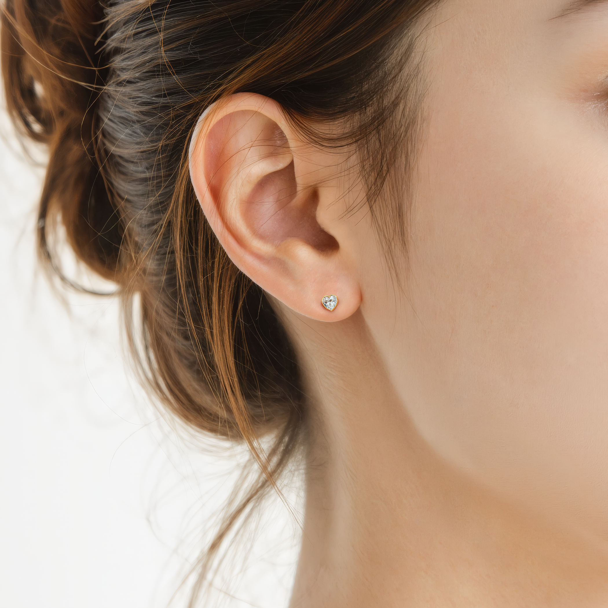 Ohrringe Pure: Gold, Diamanten