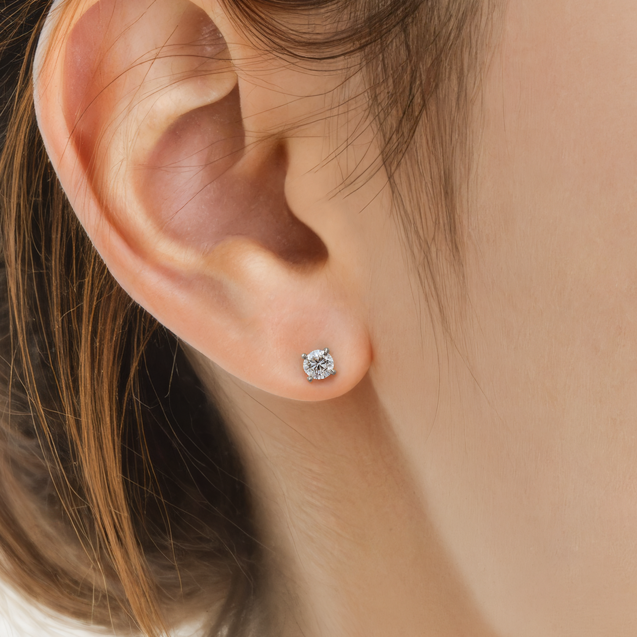 Kolczyki Share Your Love: białe złoto, diamenty  - 5