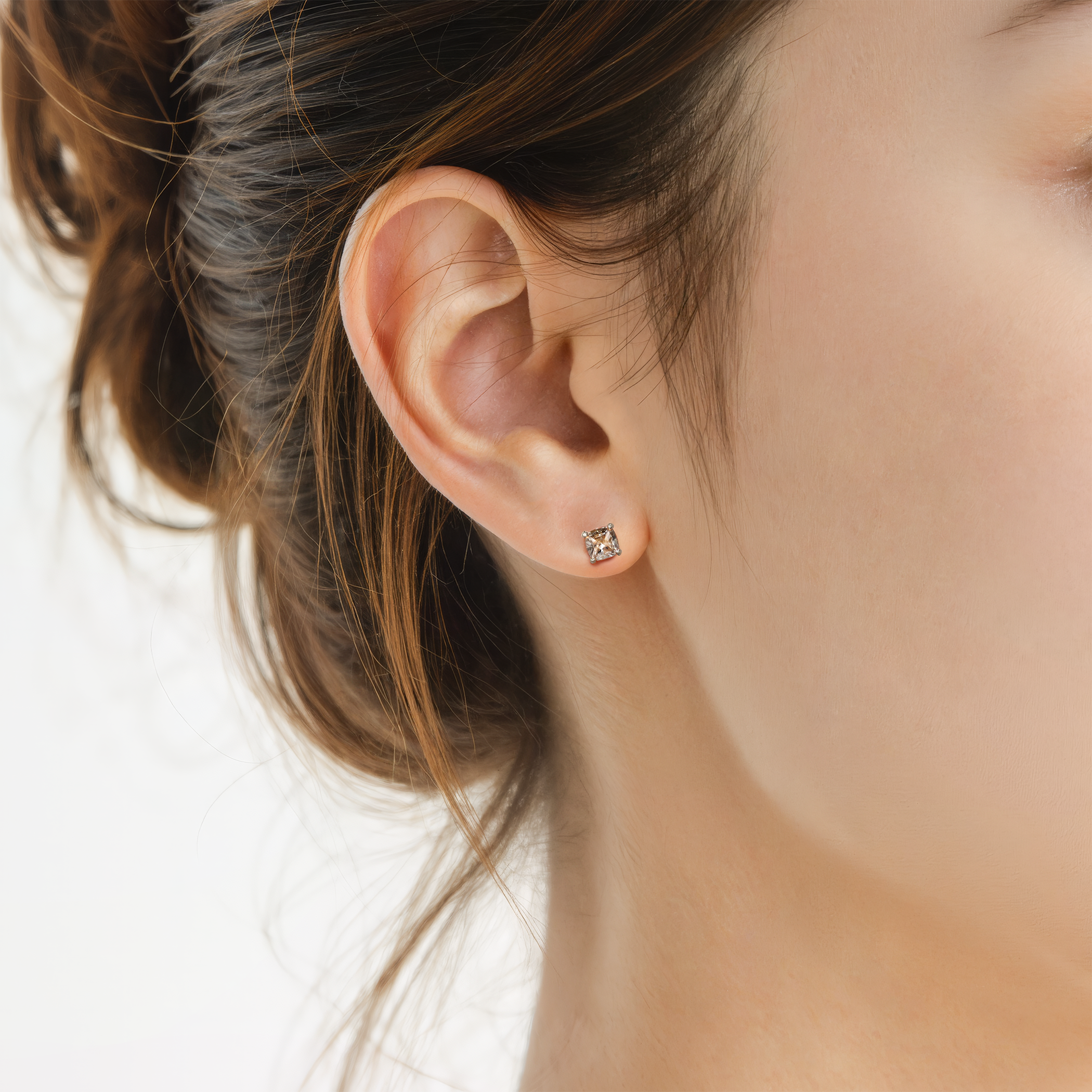 Ohrringe Share Your Love: Weißgold, Labordiamanten, Kissenschliff - 4