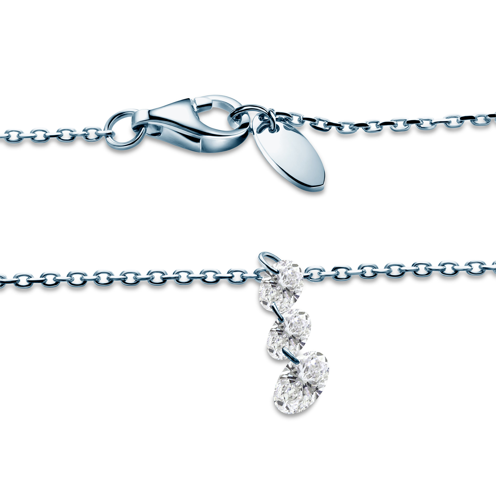 Naszyjnik Eterniàle, srebro, cyrkonie