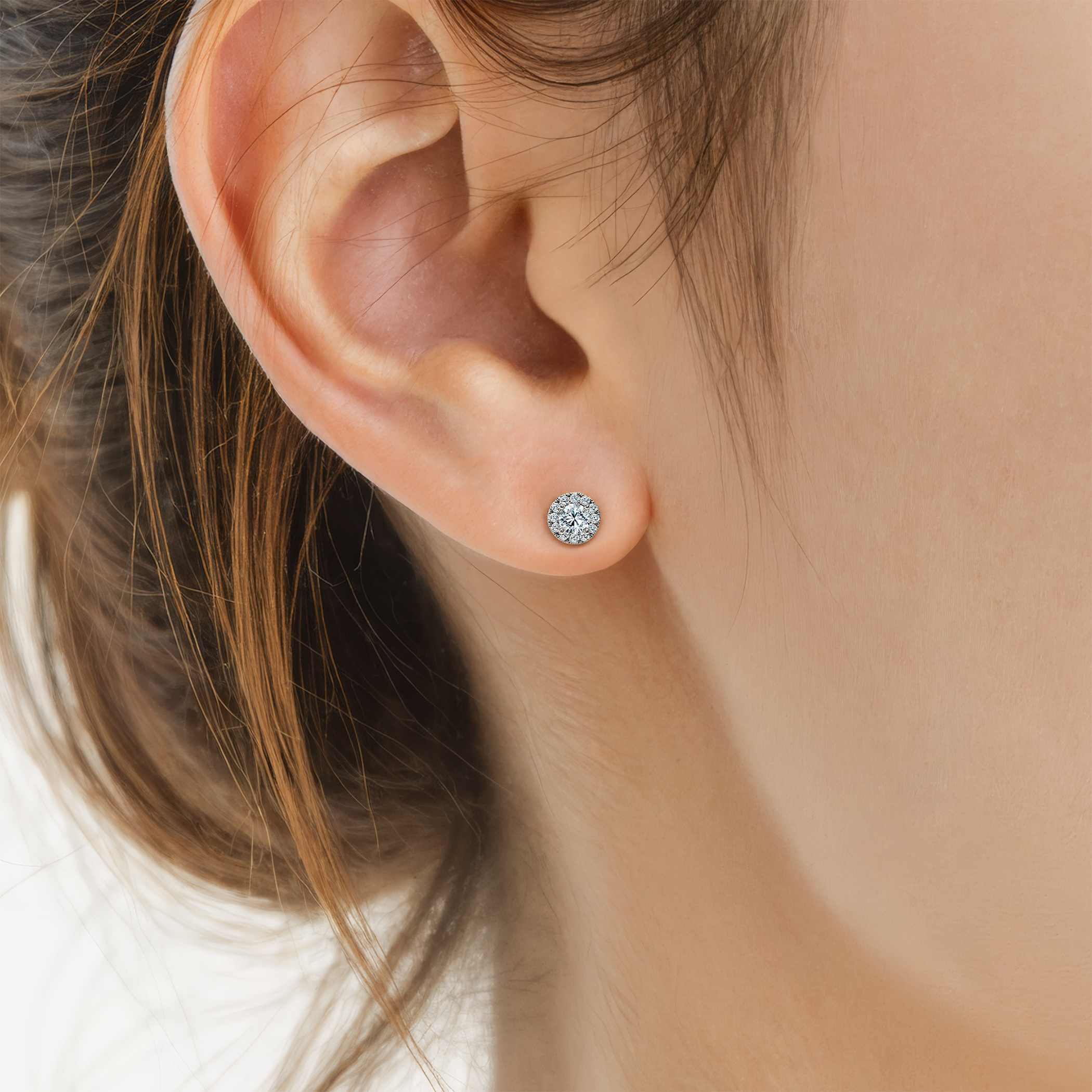 Kolczyki This is Love: białe złoto, diamenty laboratoryjne - 5