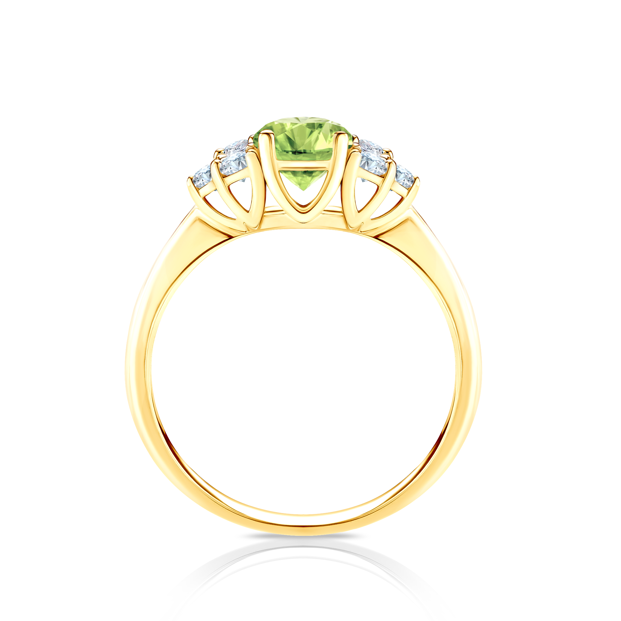 Verlobungsring Fairytale: Gold, Peridot - 3