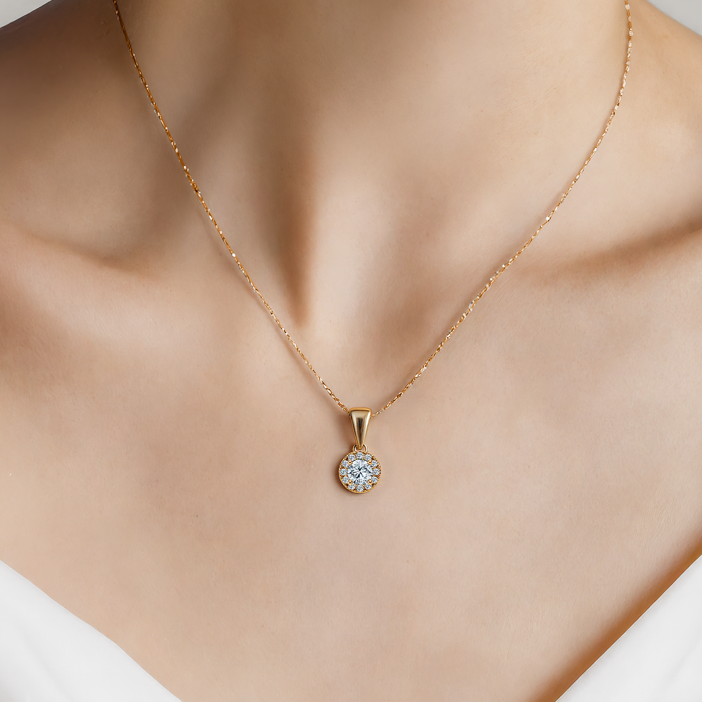 Zawieszka This is Love: złota, diamenty  - 5