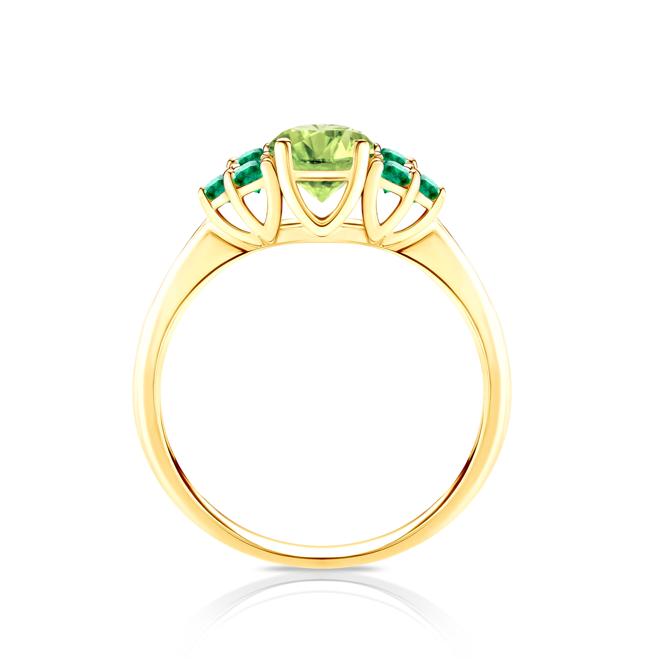 Verlobungsring Fairytale: Gold, Peridot - 3