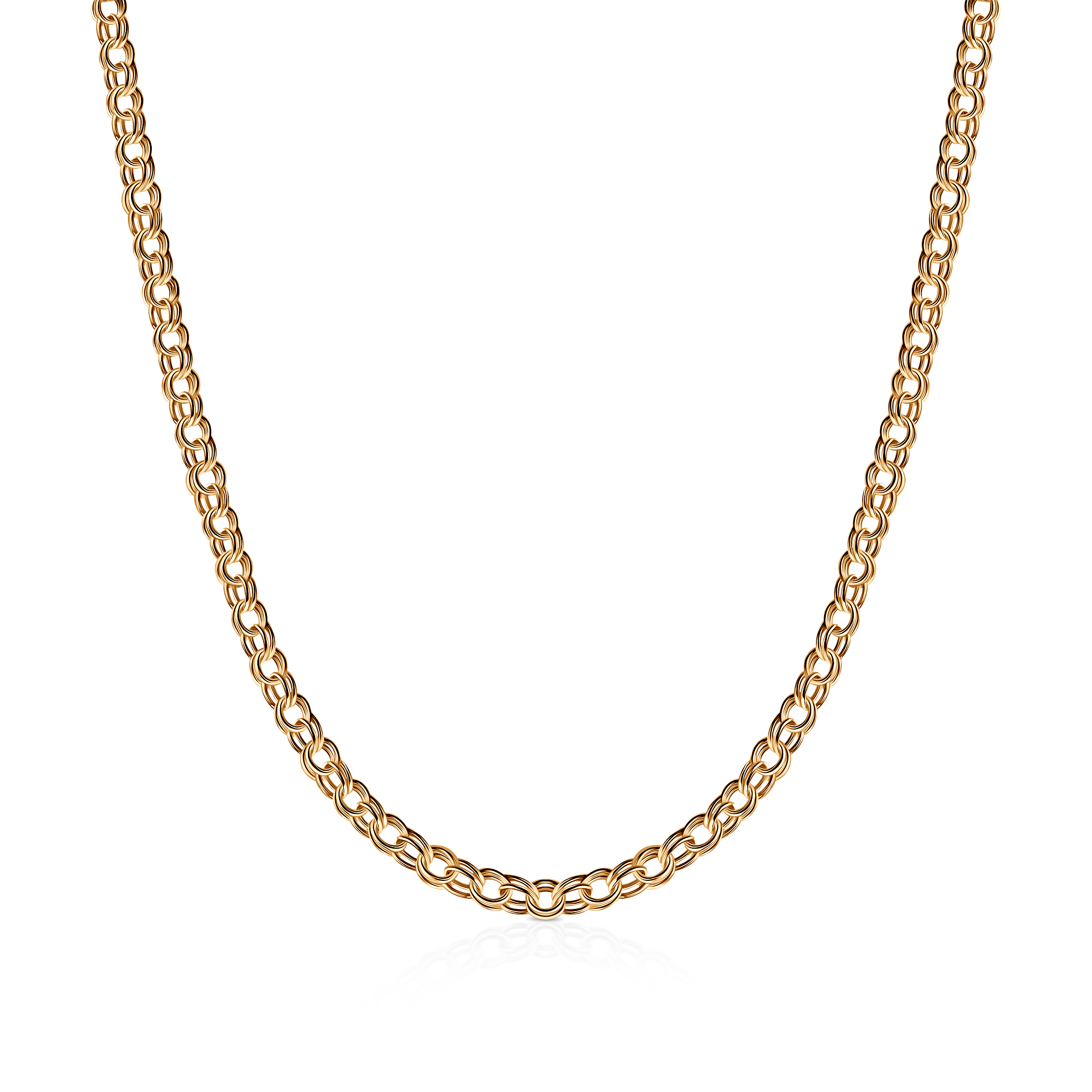 Kette Savicki 3,2 mm: Gold 585, Garibaldikette