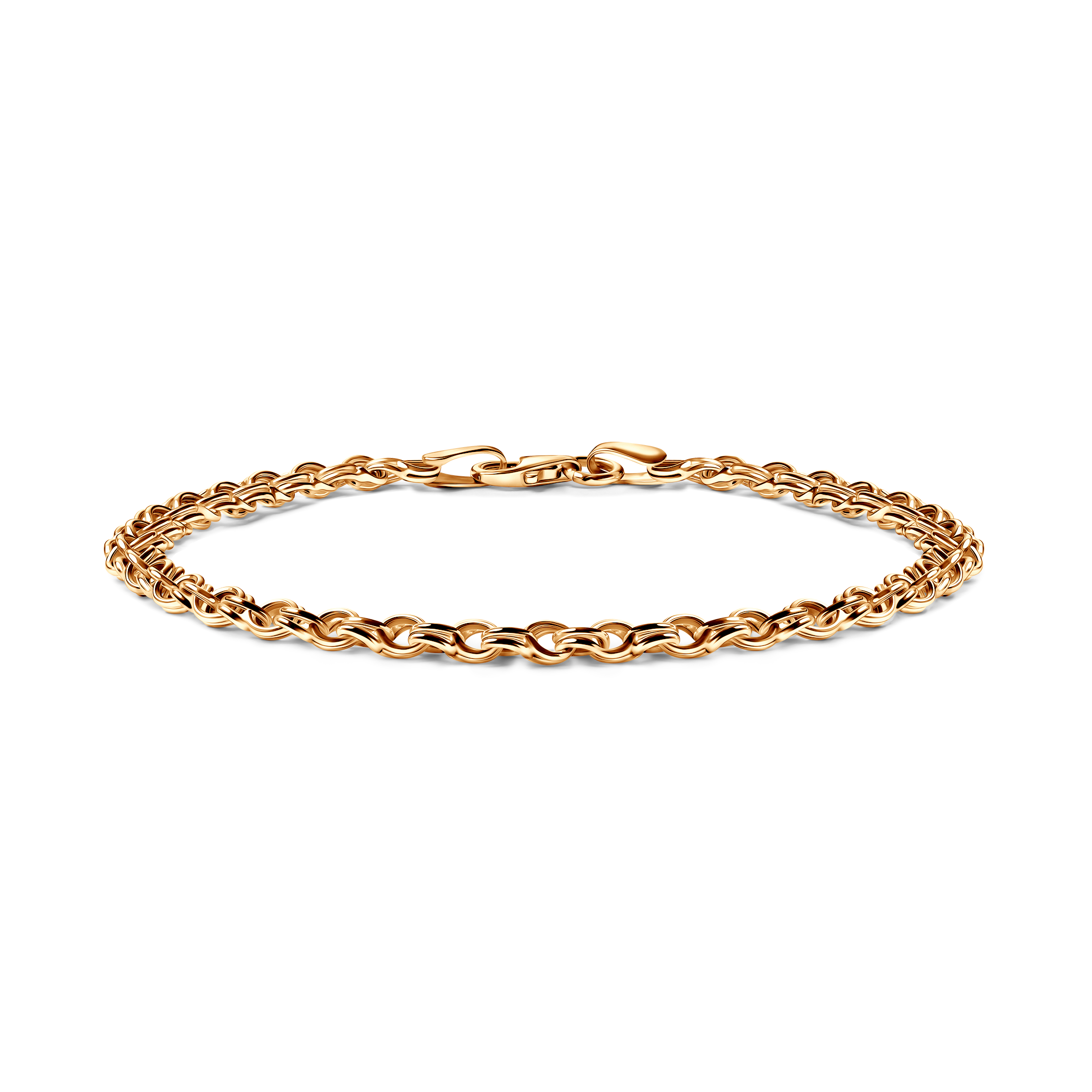 Armband Savicki 3,0 mm: Gold 585, Garibaldikette