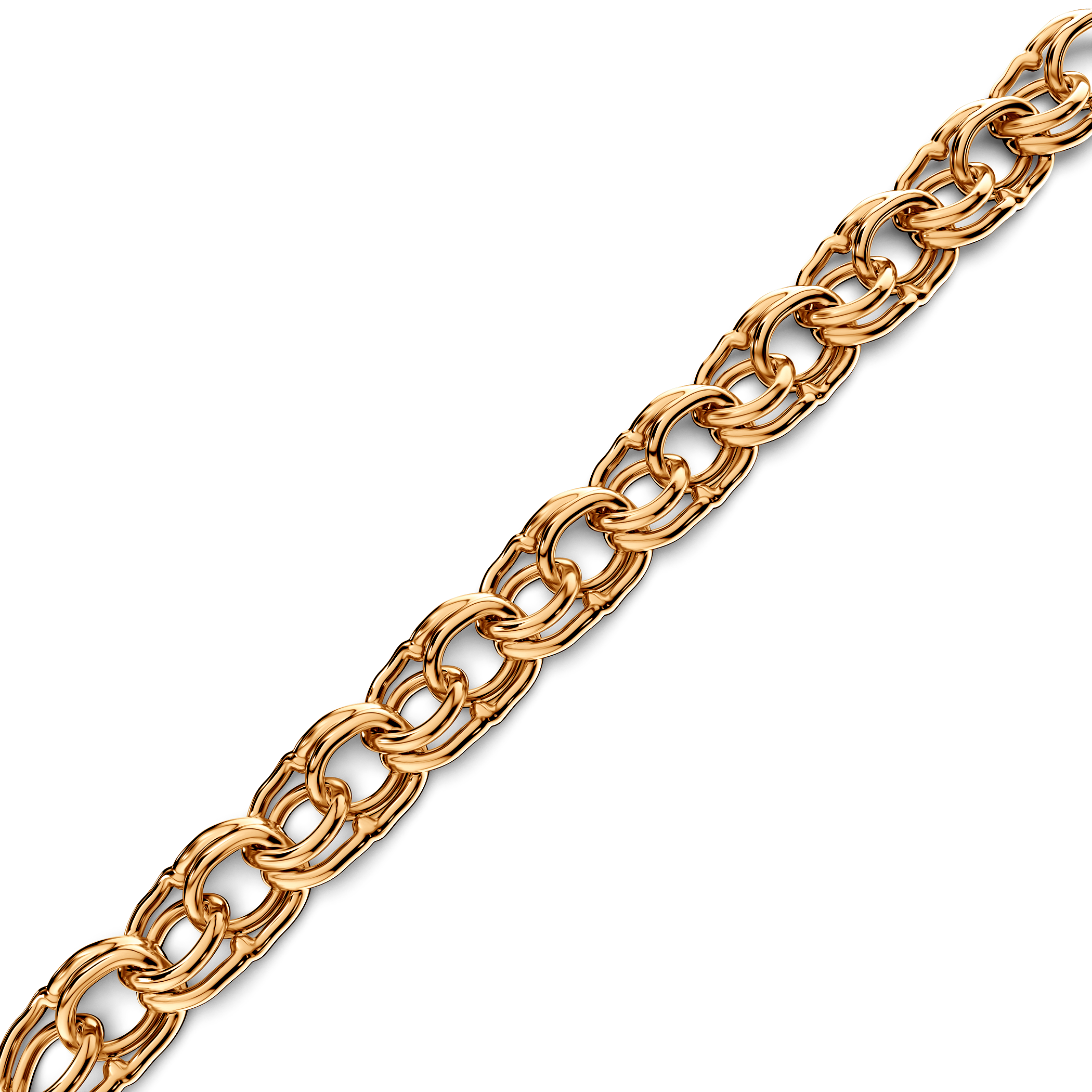 Kette Savicki 3,8 mm: Gold 585, Garibaldikette - 3