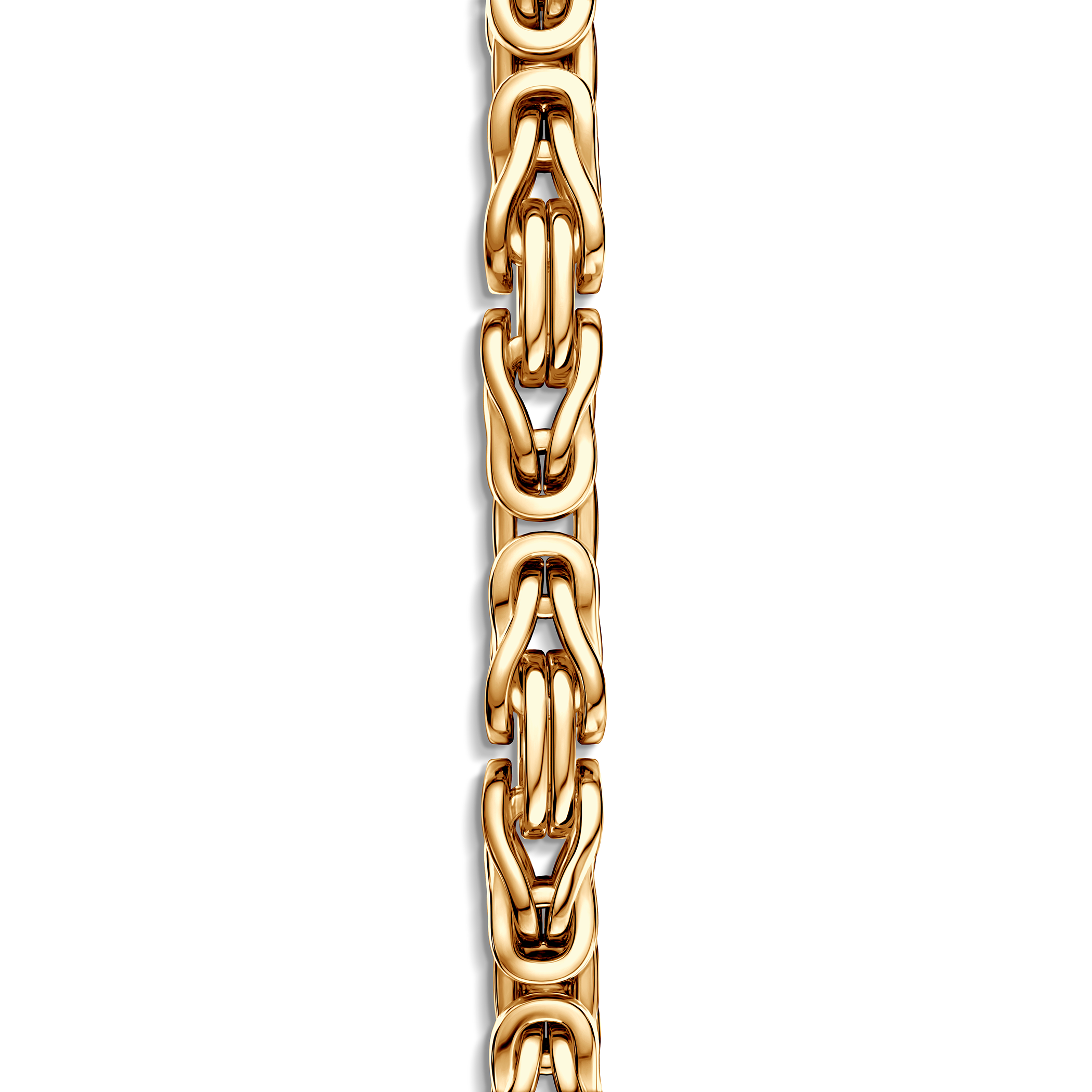 Kette Savicki 3,70 mm: Gold 585, quadratische Königskette - 3