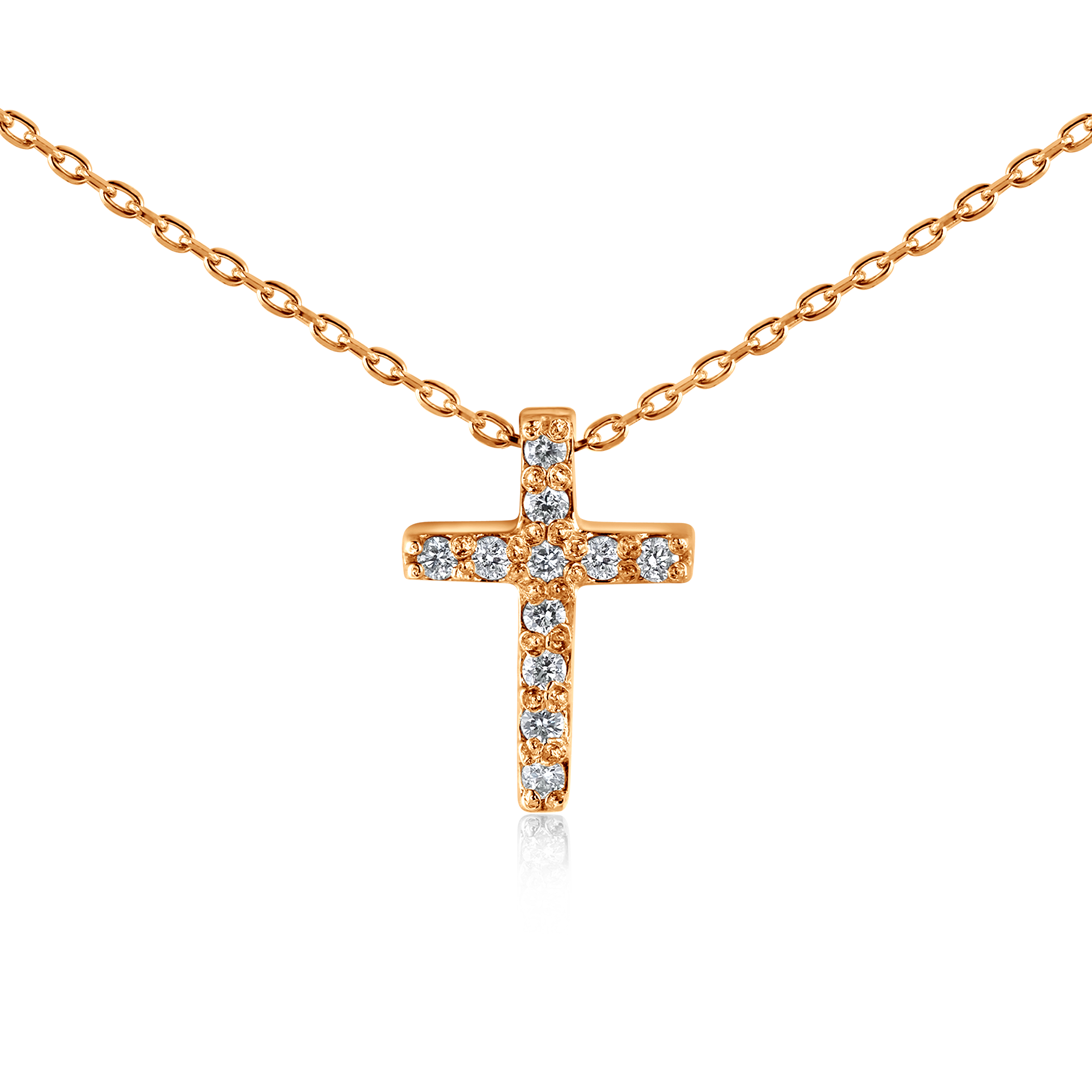 Naszyjnik Savicki: złoty, diamenty laboratoryjne