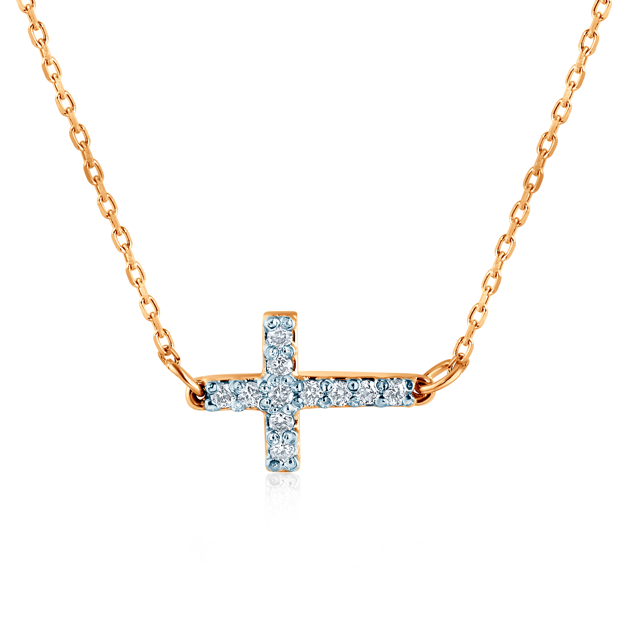 Naszyjnik Savicki: złoty, diamenty