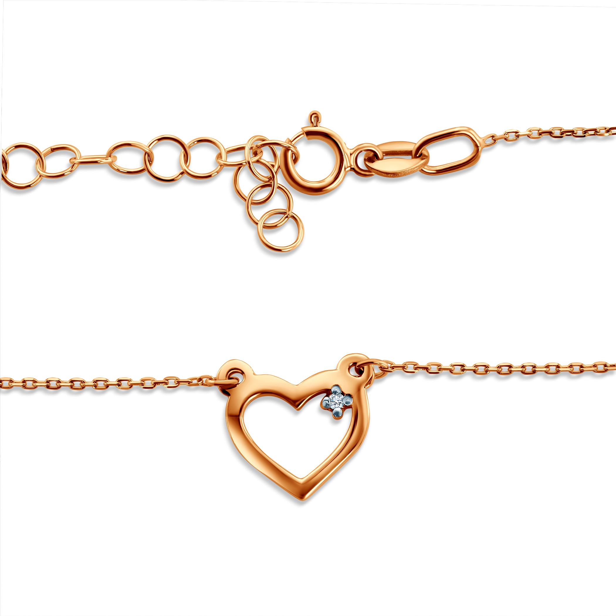 Kette Savicki: Gold, Diamant