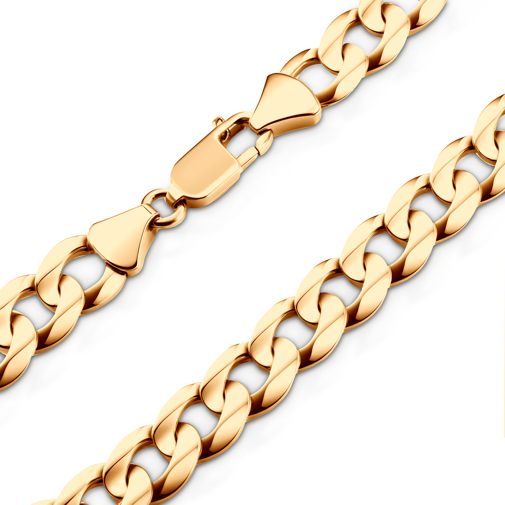 Kette Savicki 8,00 mm: Gold 585, Panzerkette