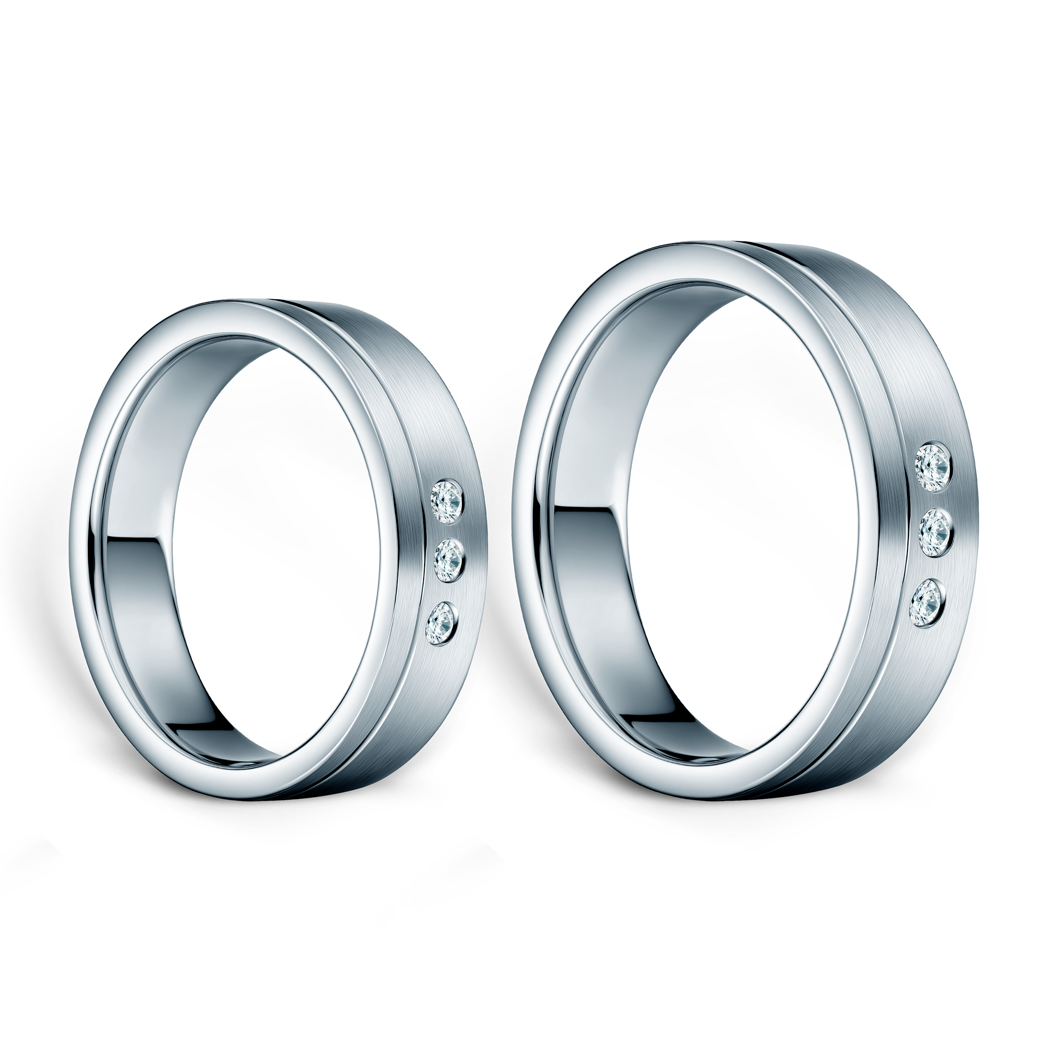 Obrączki ślubne: tytan, płaskie, 5 mm - 3