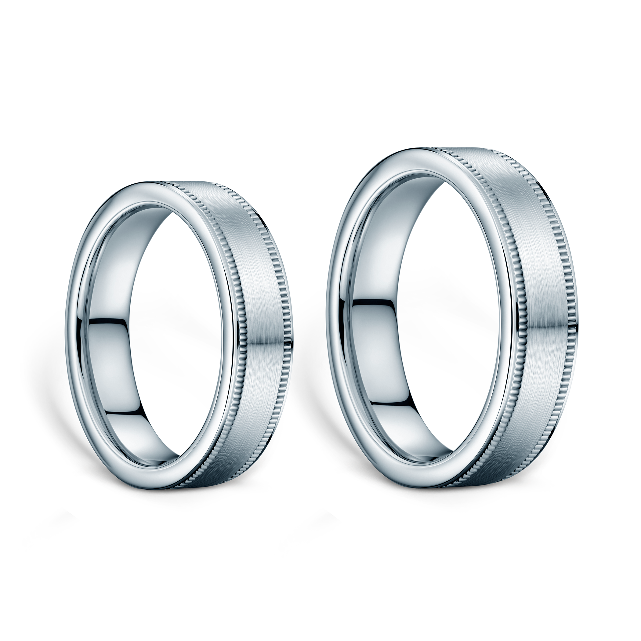 Obrączki ślubne: tytan, płaskie, 5 mm - 3