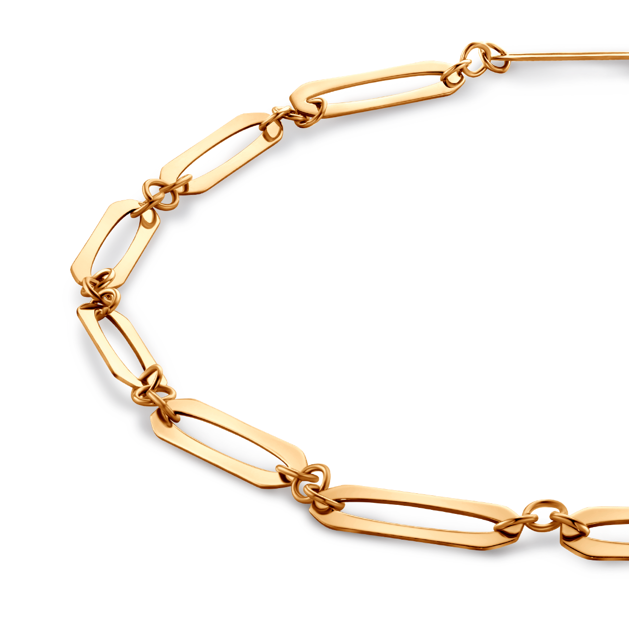 Bransoletka Savicki 3,0mm: złota 585, spinacz