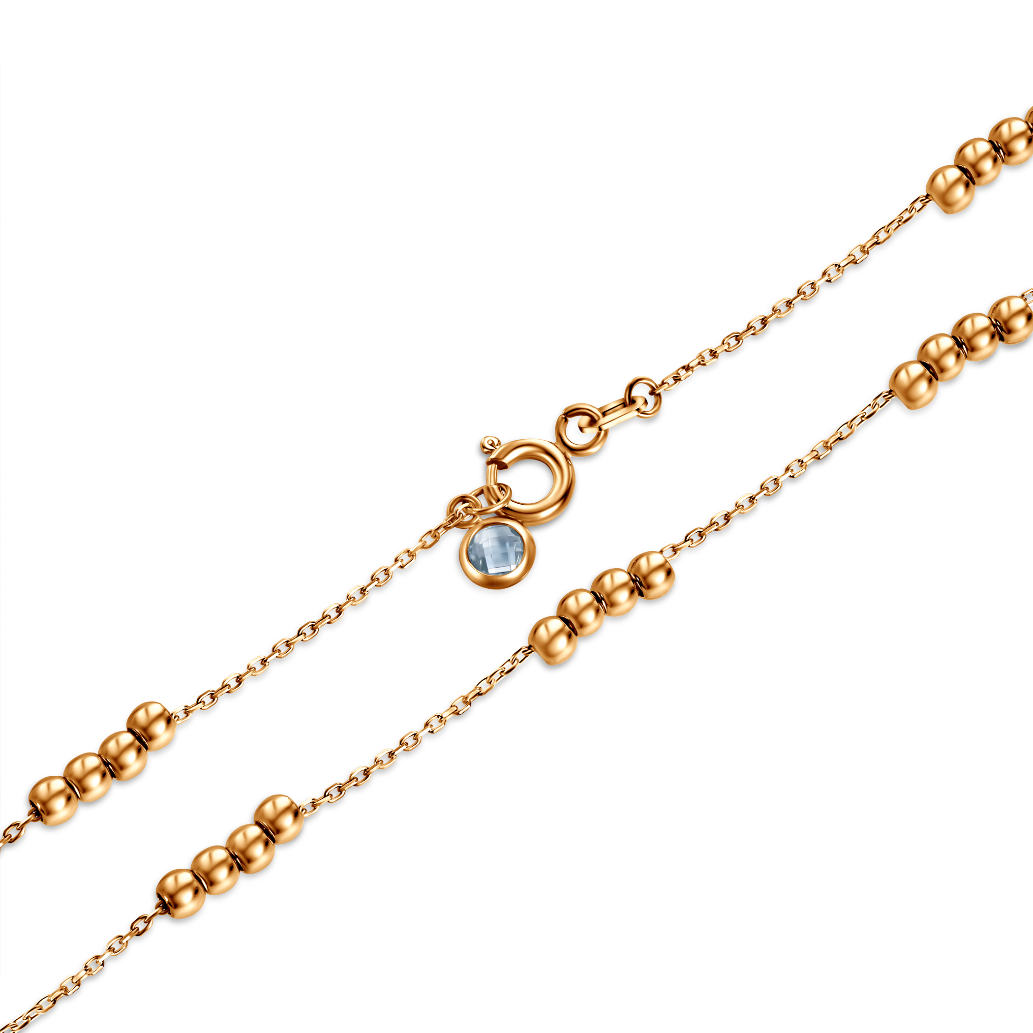 Bransoletka Savicki: złota 585, cyrkonie