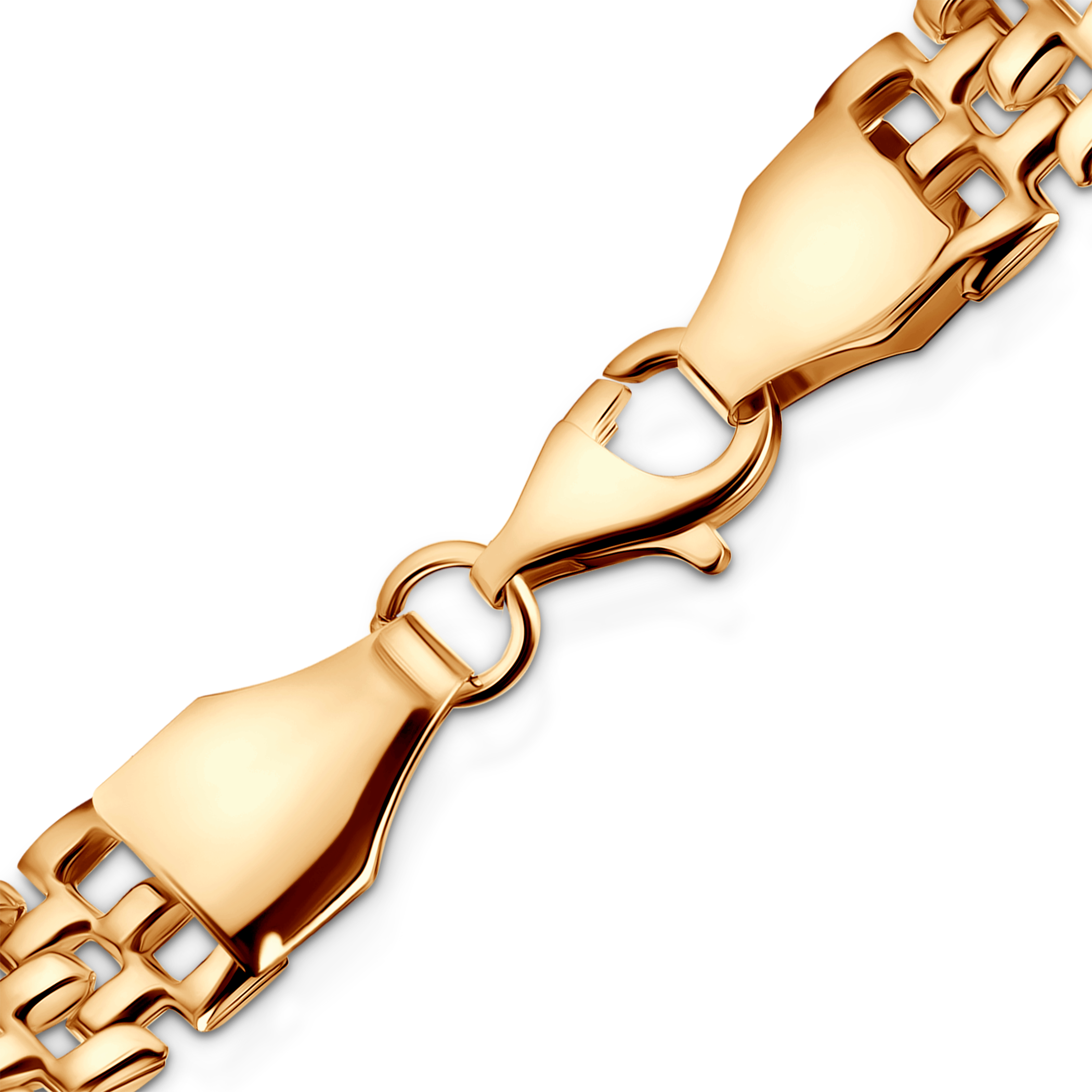 Armband mit Zirkonia 17,7 mm 20,5 cm, 585er Gold - 4