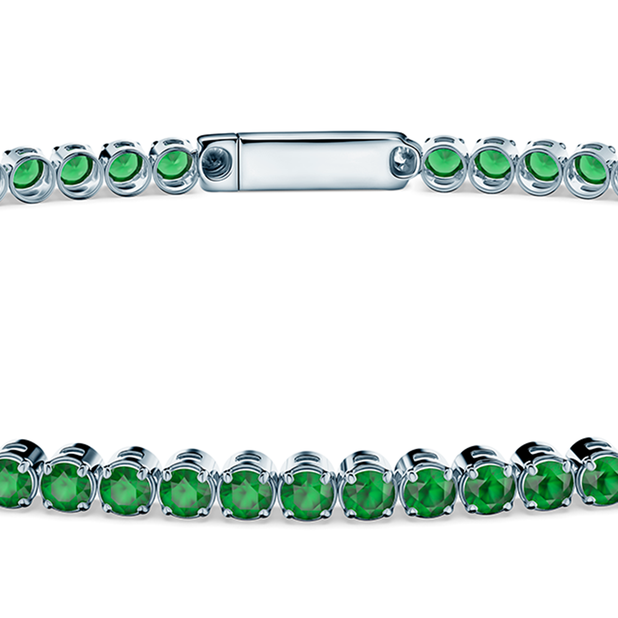 Tennisarmband SAVICKI 2,2 mm: Weißgold 585, Zirkonia