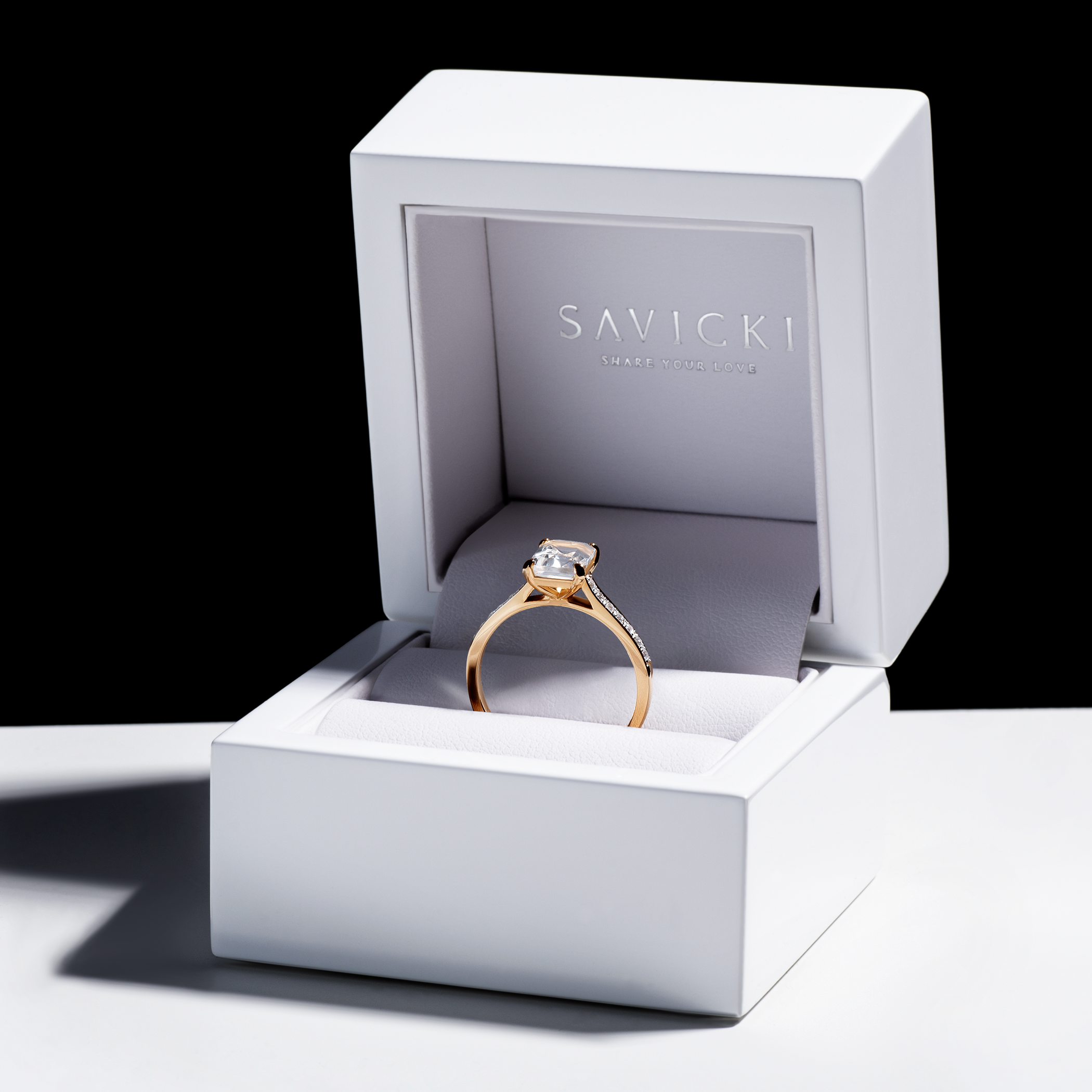 Verlobungsring SAVICKI: Gold, Diamant