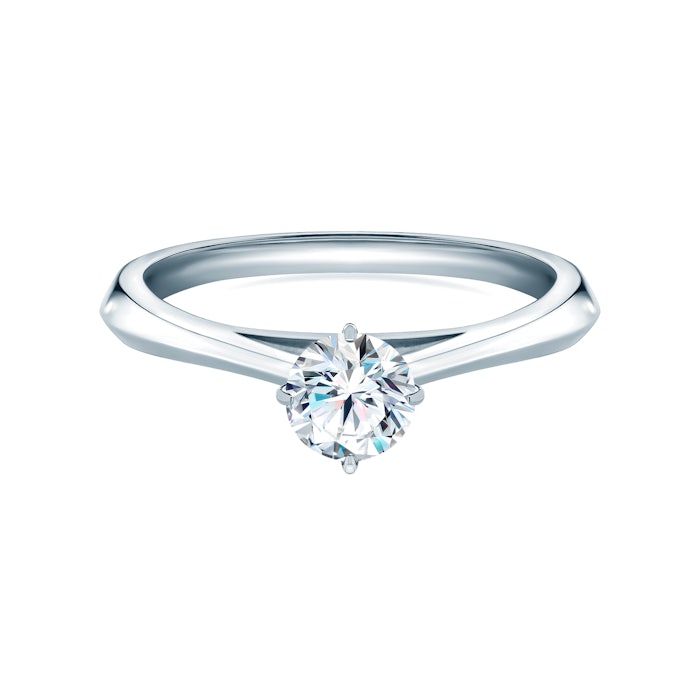 The Light Collection | Solitaire Engagement Ring: platinum, diamond
