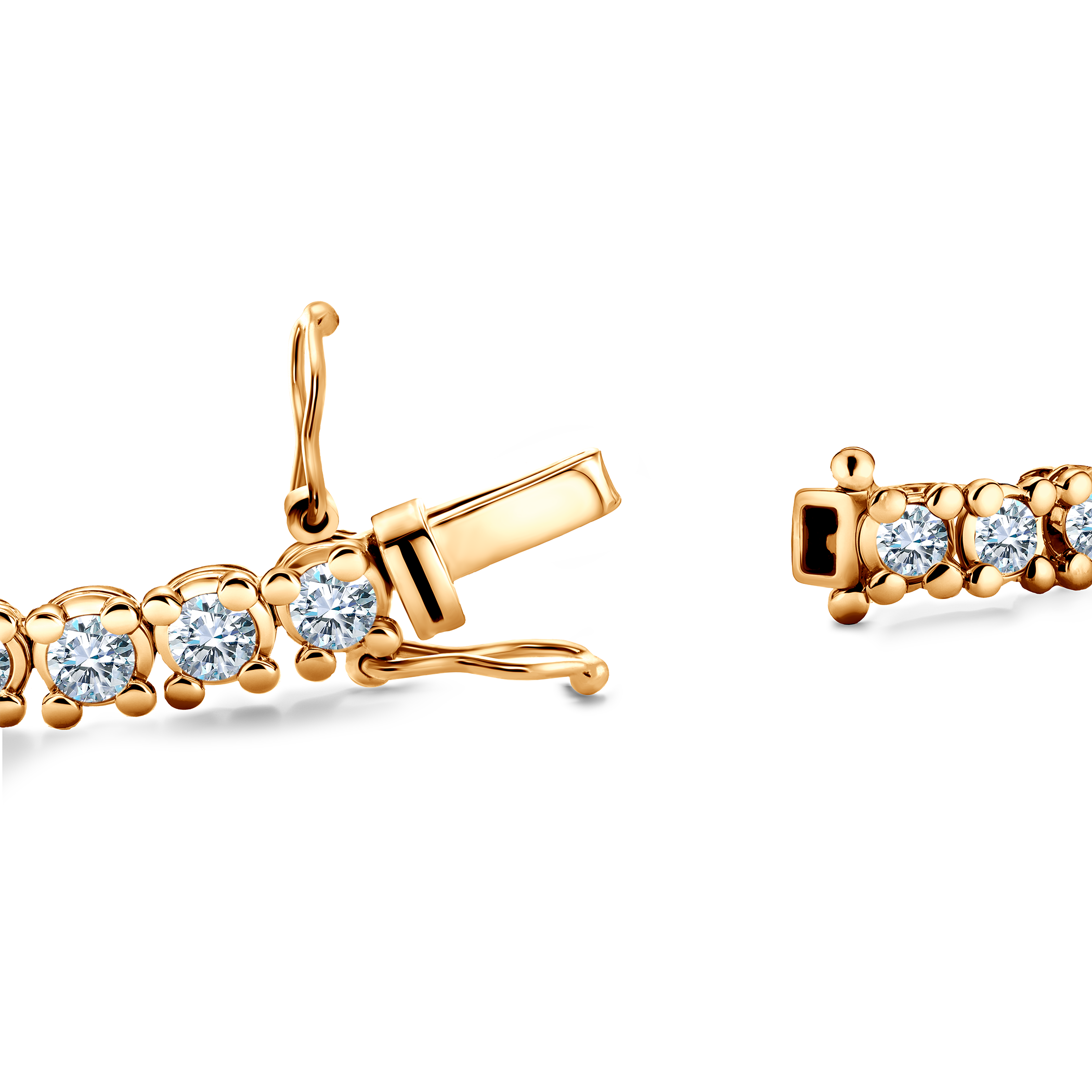 Tennisarmband The Light 4,5 mm: Gold, Diamanten - 4