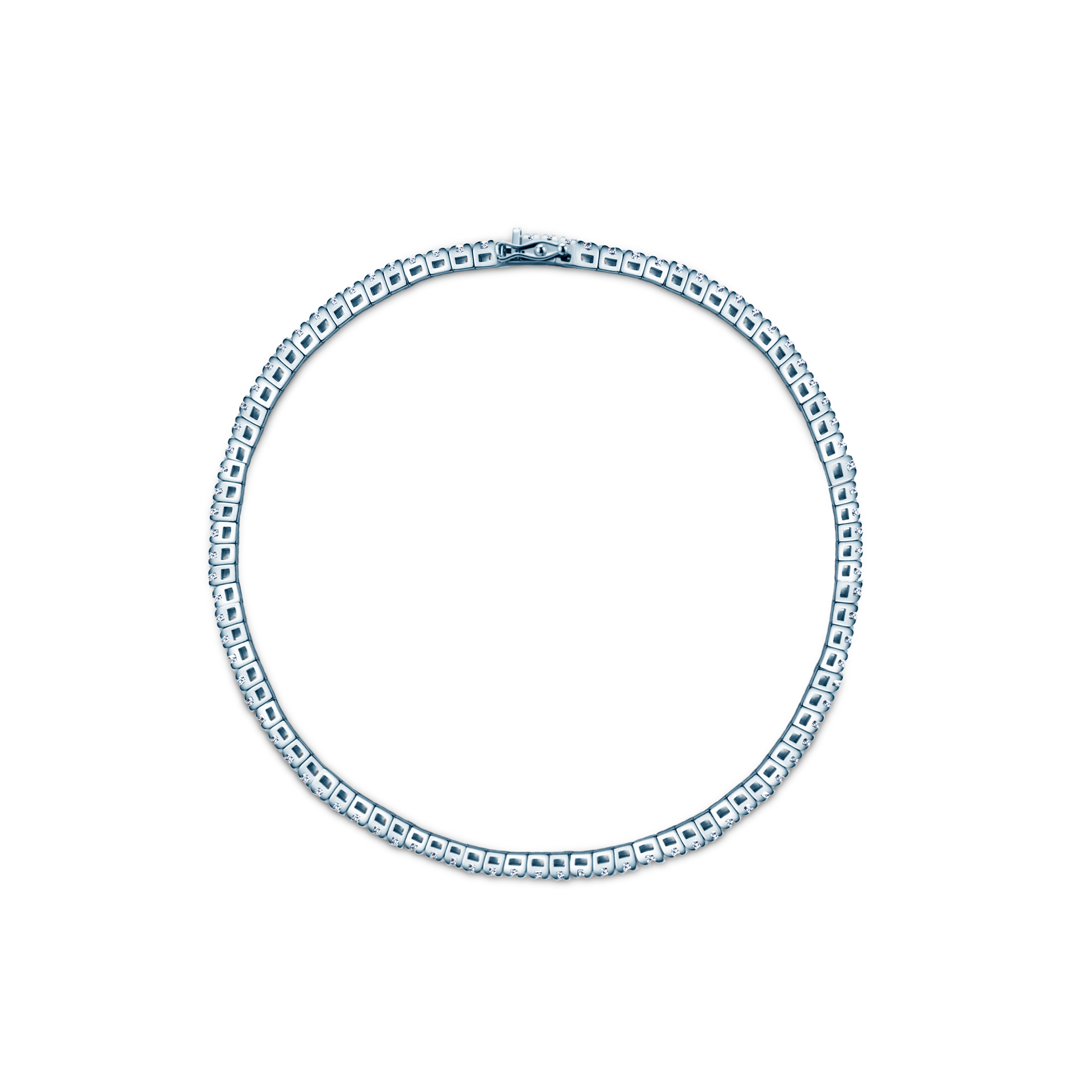 Bransoletka tenisowa Share Your Love 2,3mm: białe złoto, diamenty laboratoryjne