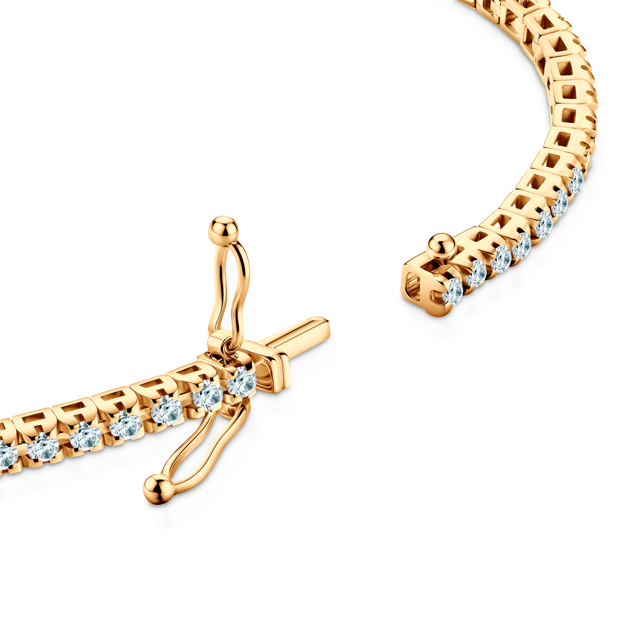 Bransoletka tenisowa Share Your Love 2,3mm: złoto, diamenty laboratoryjne