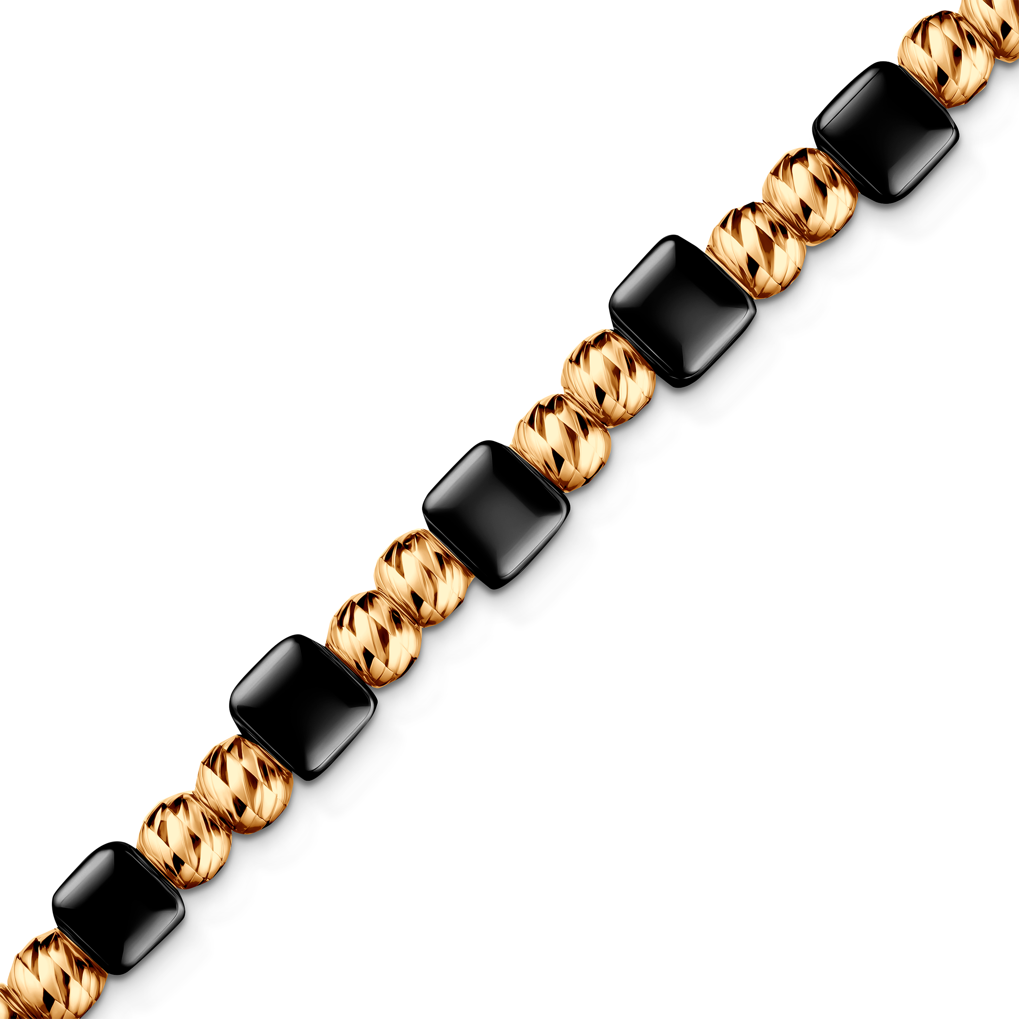 Bransoletka Savicki 3,2mm: złota 585, cyrkonie