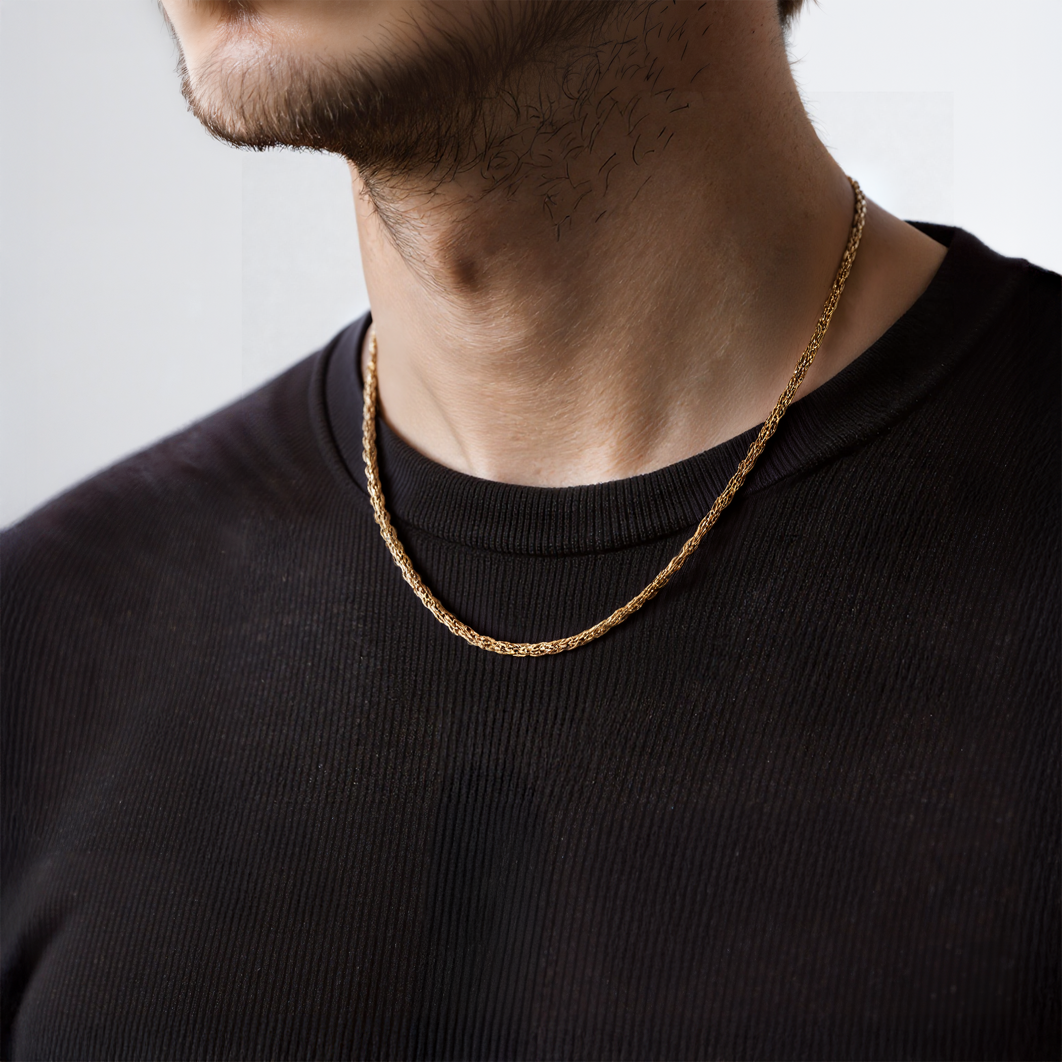 Kette Savicki 2,5 mm: Gold 585, Iridia-Kette