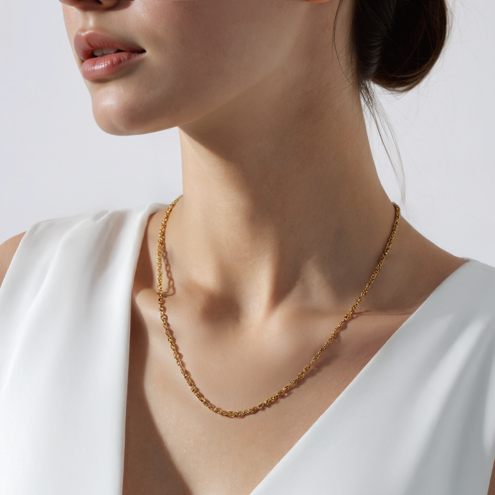 Kette Savicki 2,5 mm: Gold 585, Iridia-Kette