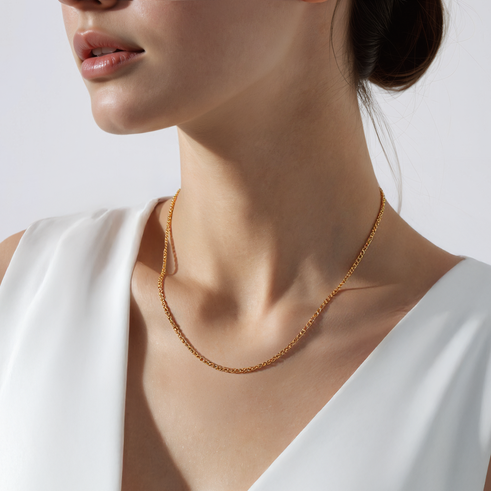 Kette Savicki 2,4 mm: Gold 585, Panzerkette - 4