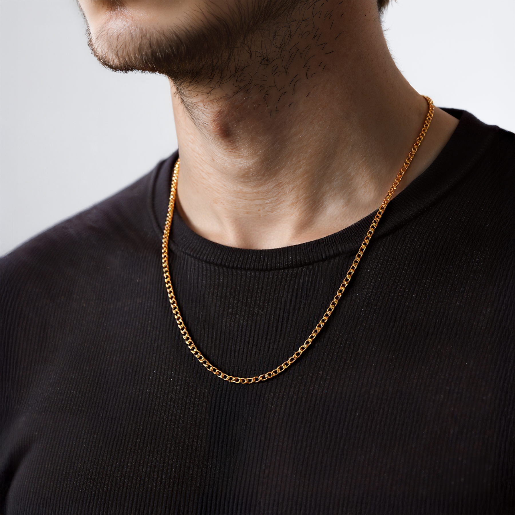 Kette Savicki 2,5 mm: Gold 585, Panzerkette - 6