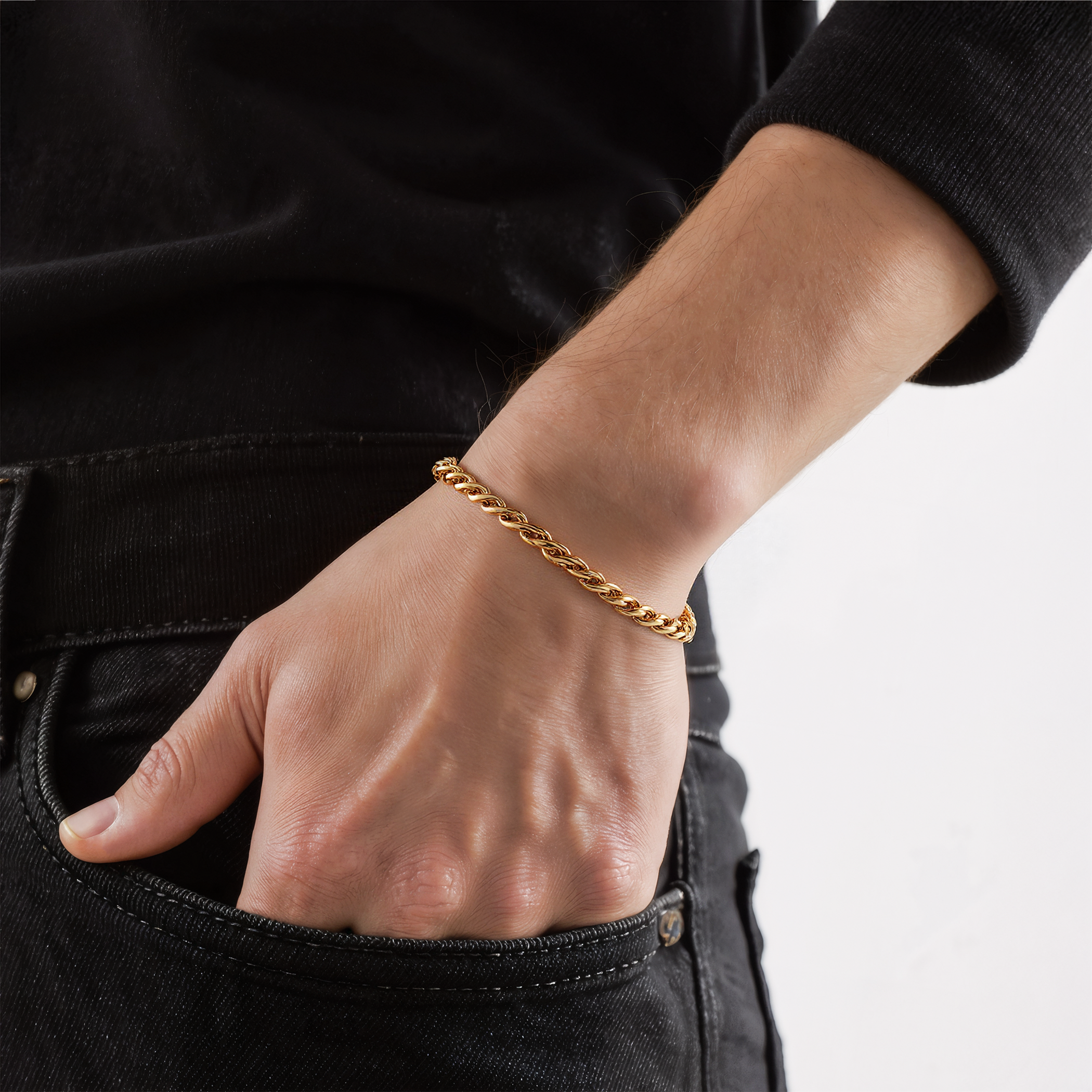 Bransoletka Savicki 5,3mm: złota 585