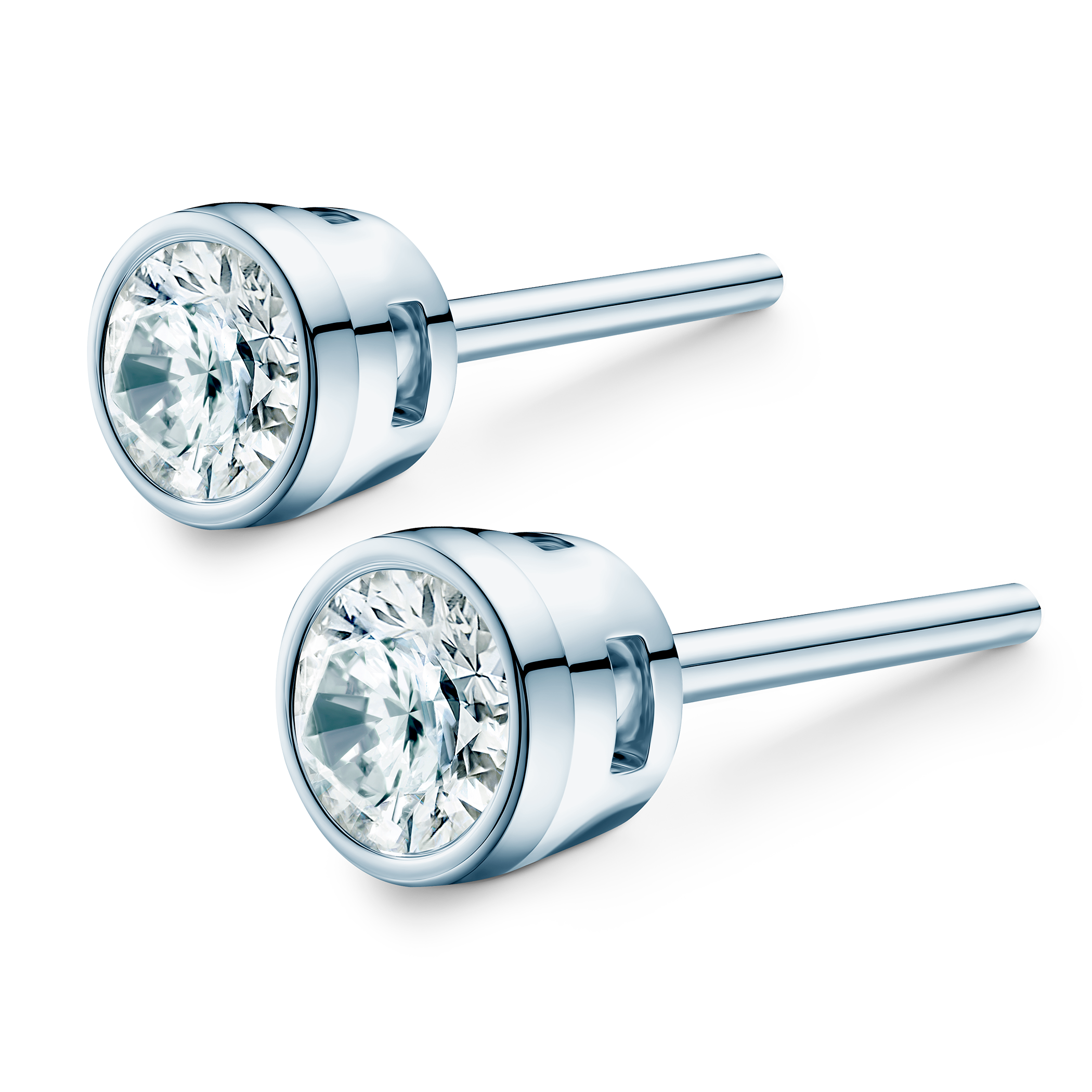 Kolczyki The Journey: białe złoto, diamenty laboratoryjne - 3