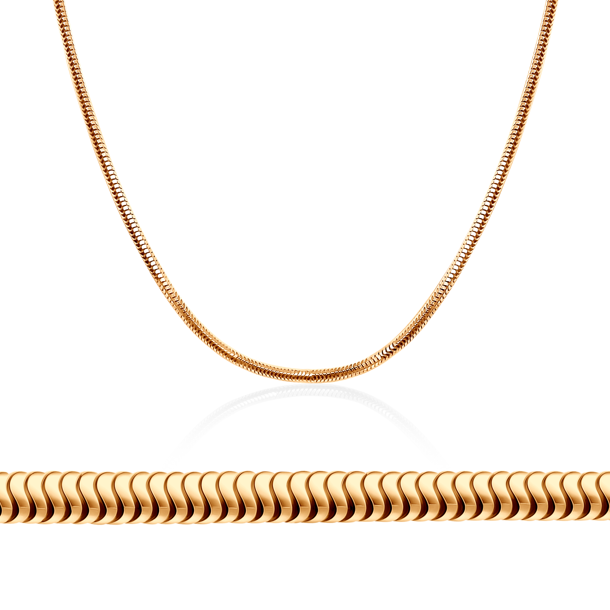 Złoty łańcuszek Savicki: żółte złoto