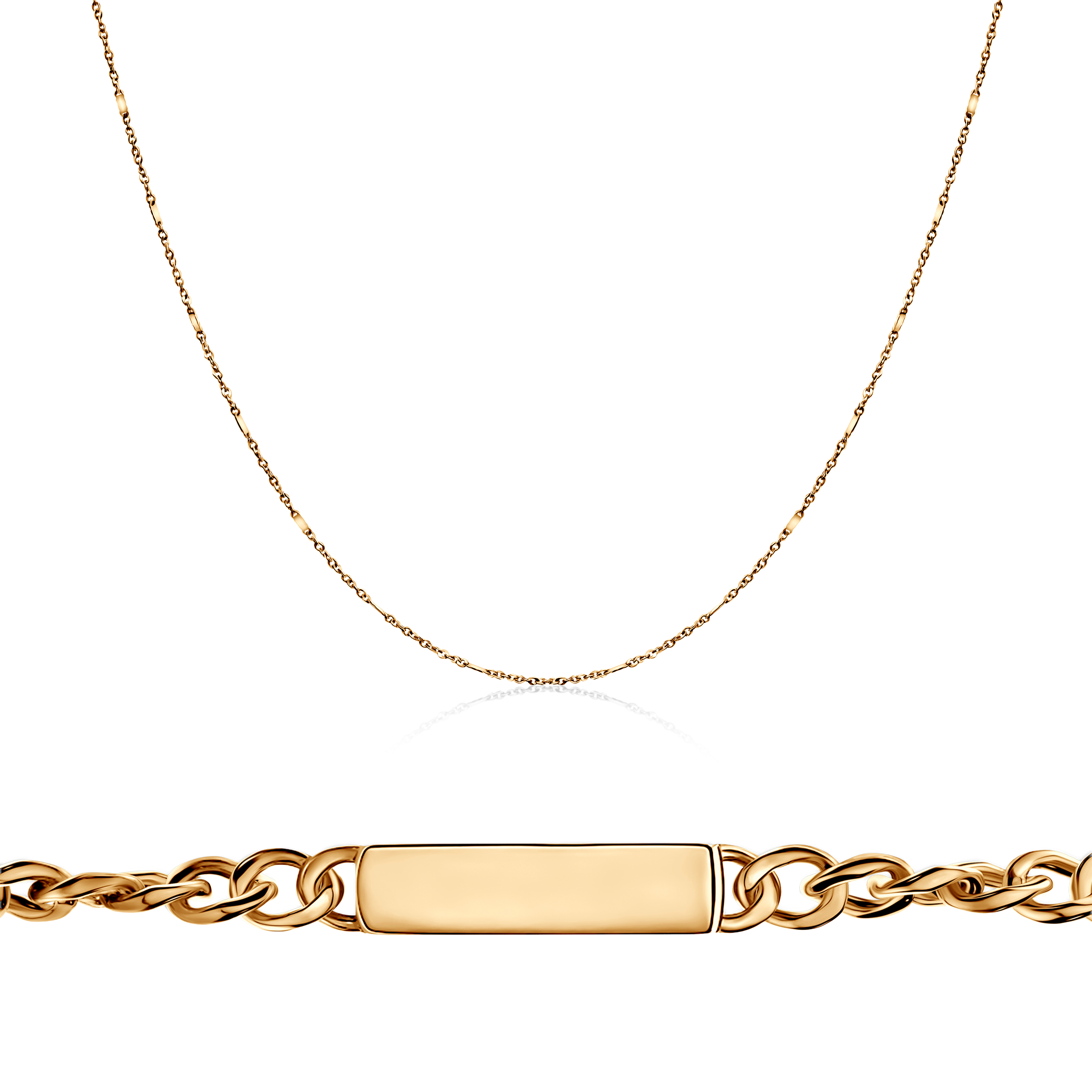 Łańcuszek Savicki 1,5mm: złoty 585, singapur z blaszka