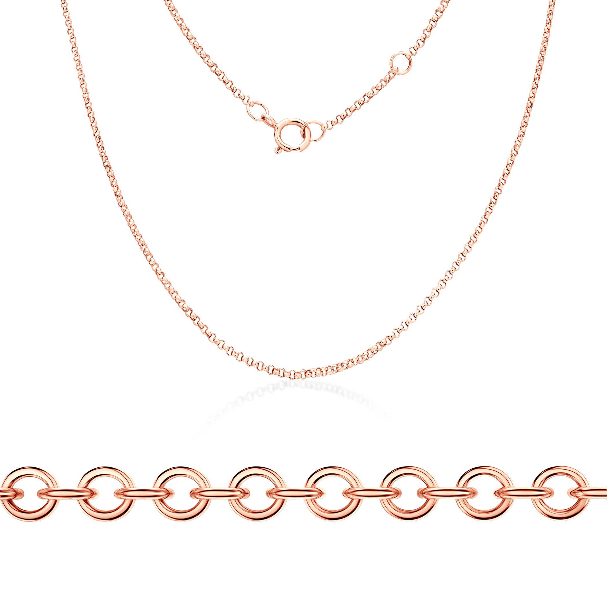 Goldene Kette Savicki: Roségold