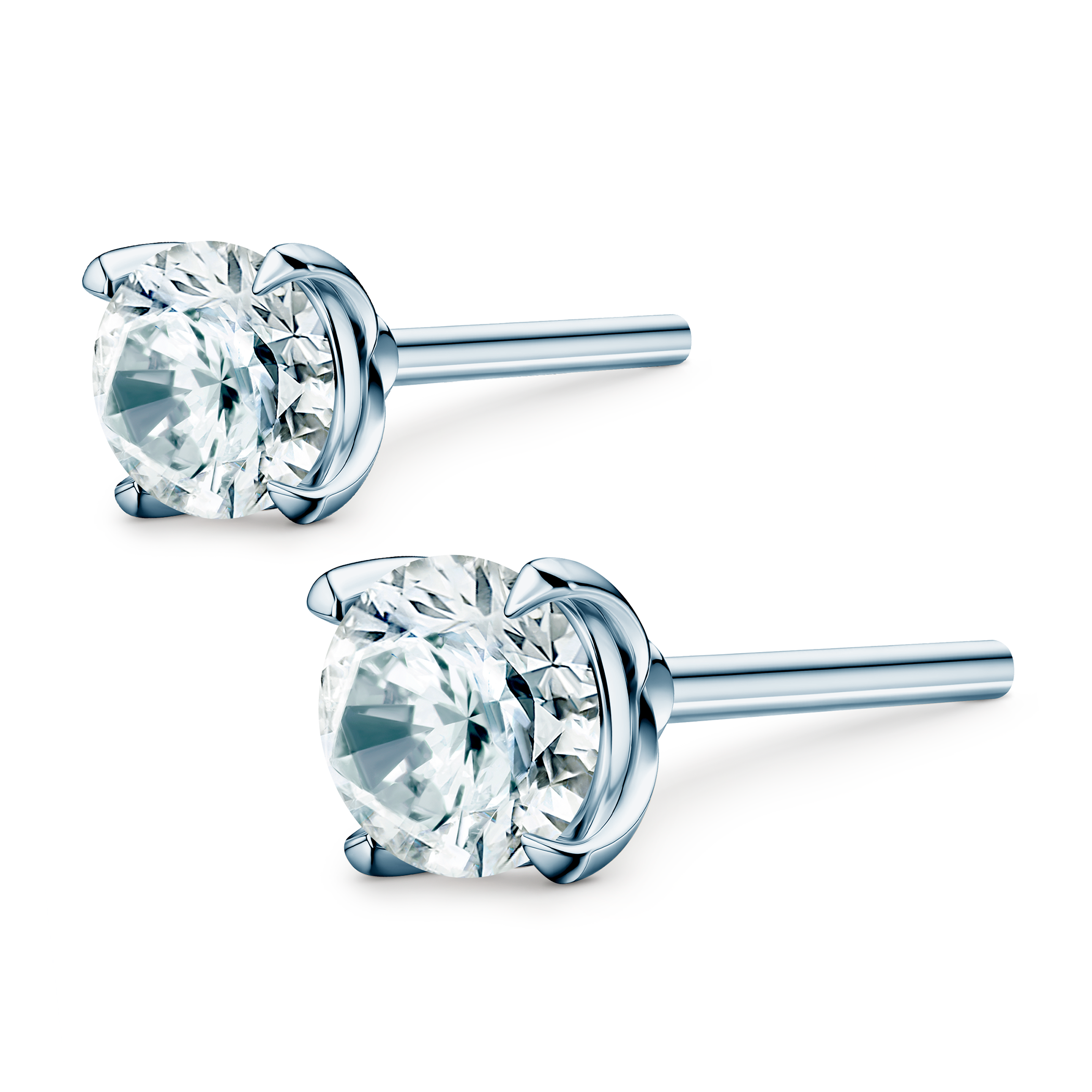 Kolczyki Share Your Love: białe złoto, diamenty  - 3