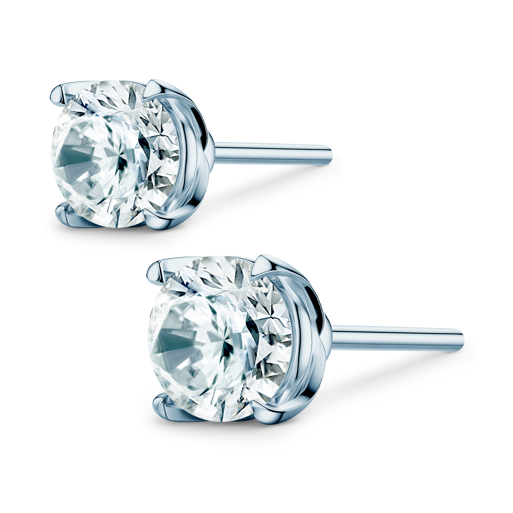 Kolczyki Share Your Love: białe złoto, diamenty laboratoryjne - 3