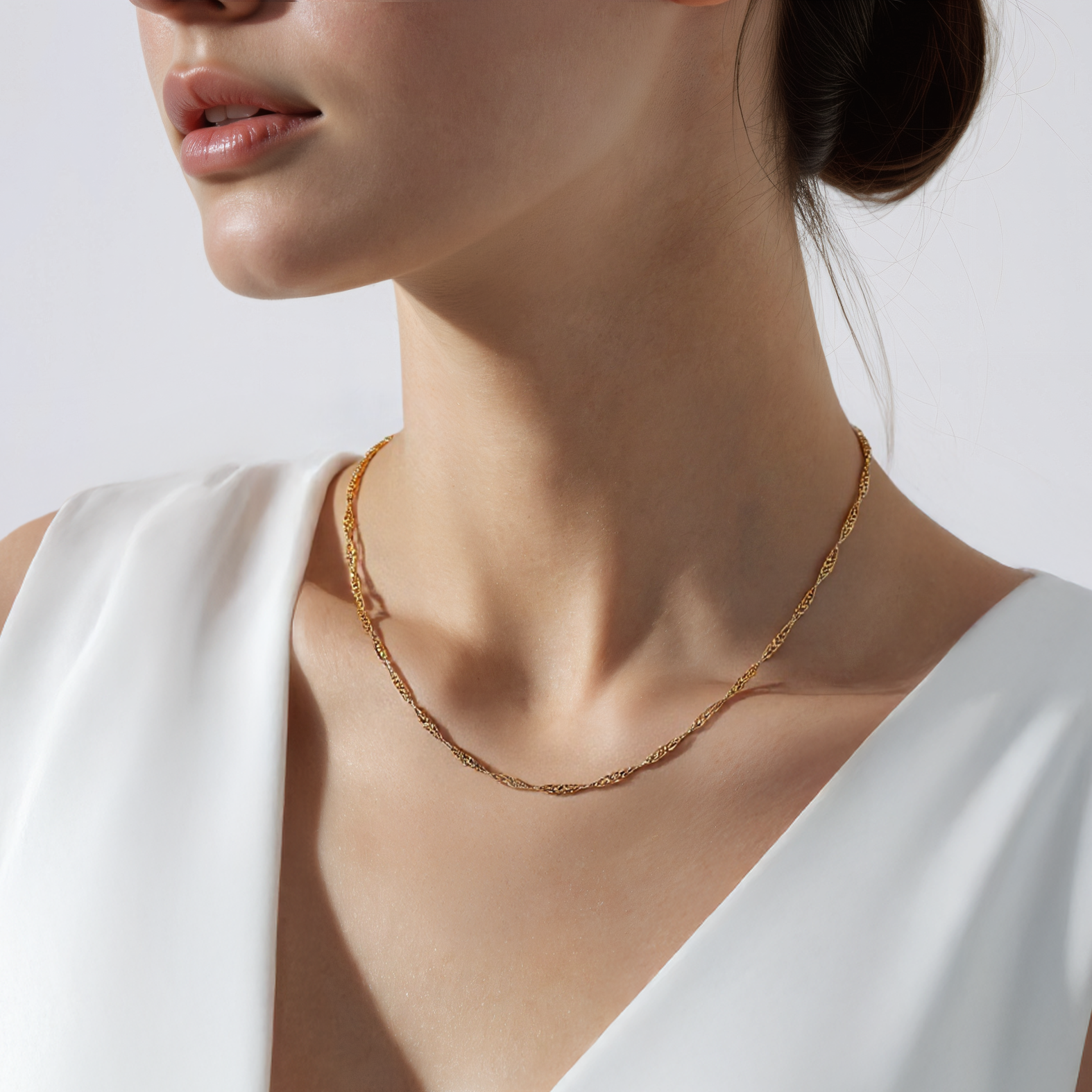 Kette SAVICKI 1,5 mm: Gold 585, Singapurkette