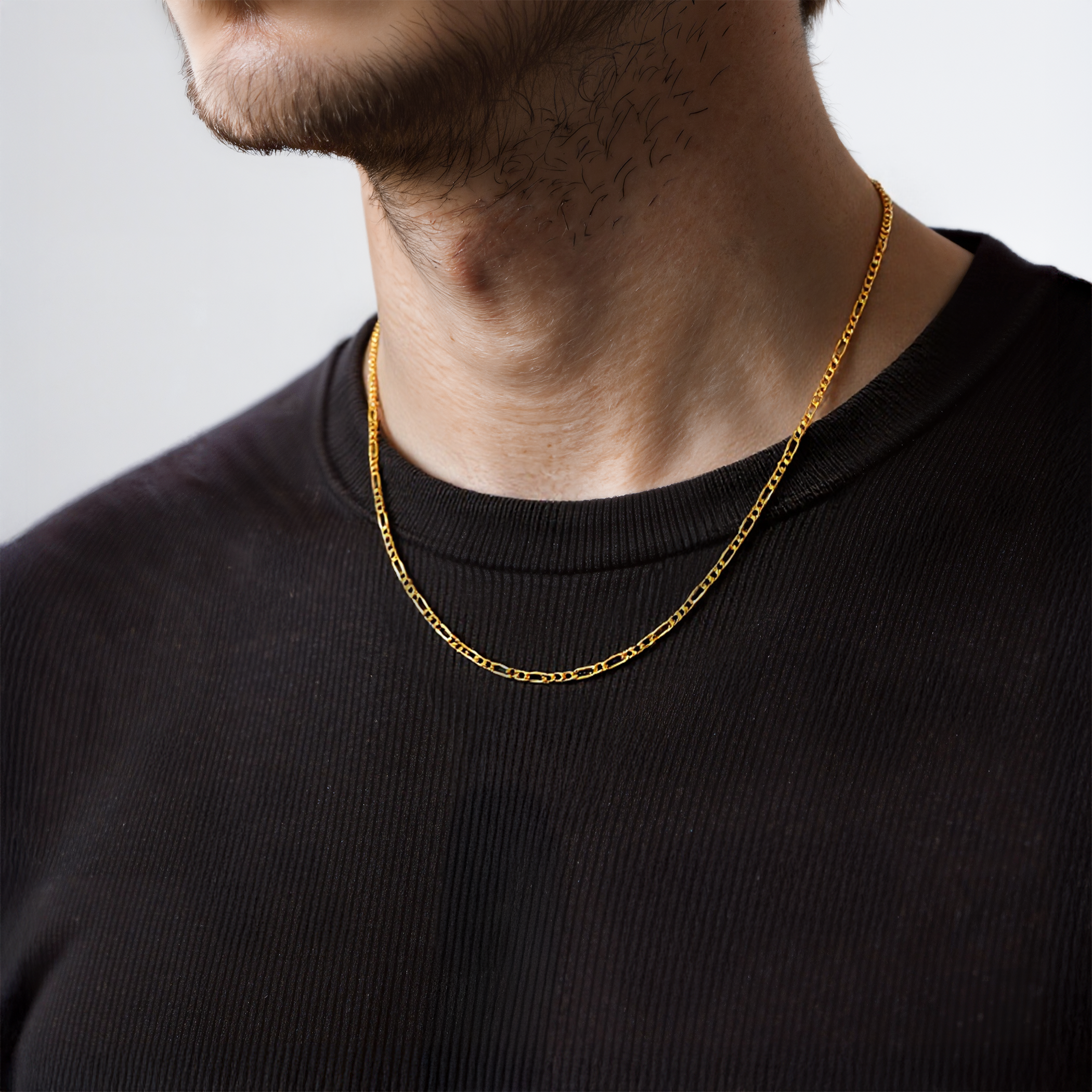 Kette SAVICKI 2,4 mm: Gold 585, Figarokette