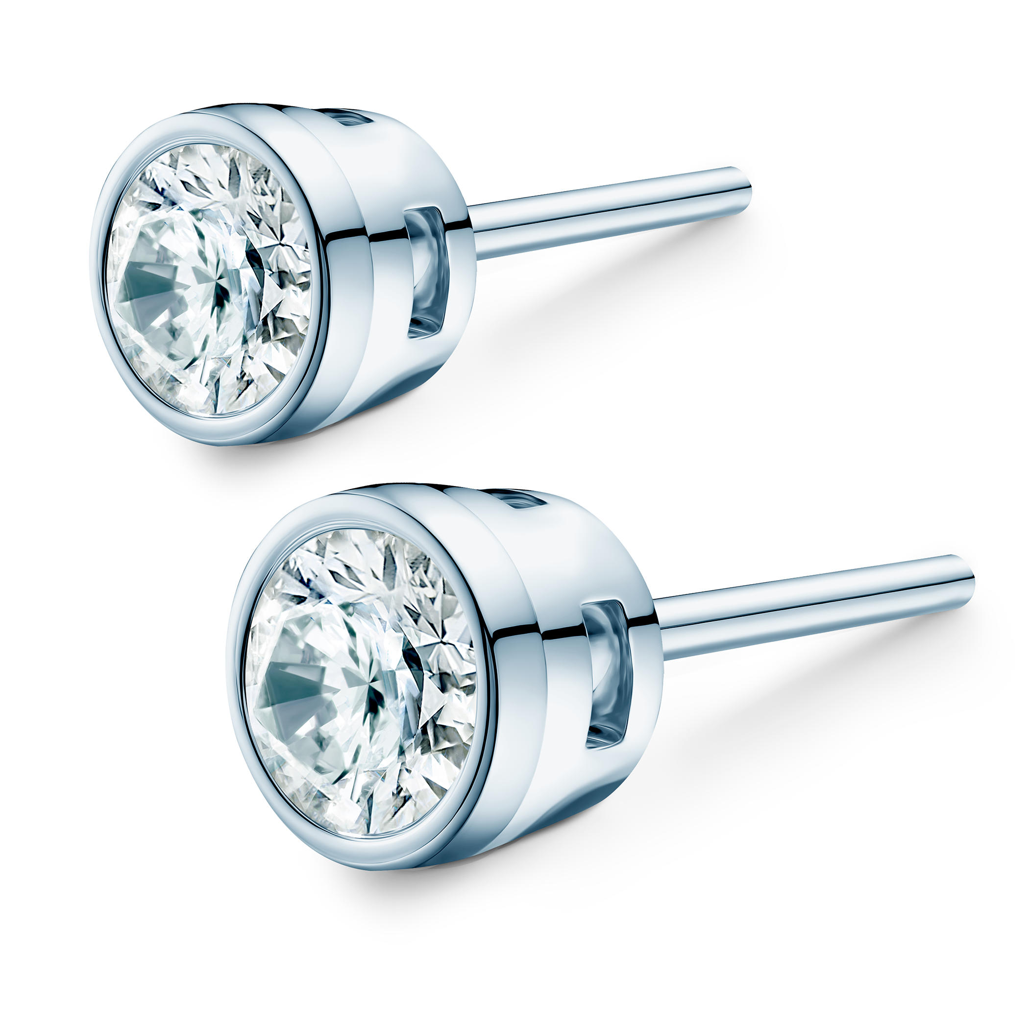 Kolczyki The Journey: białe złoto, diamenty laboratoryjne - 3